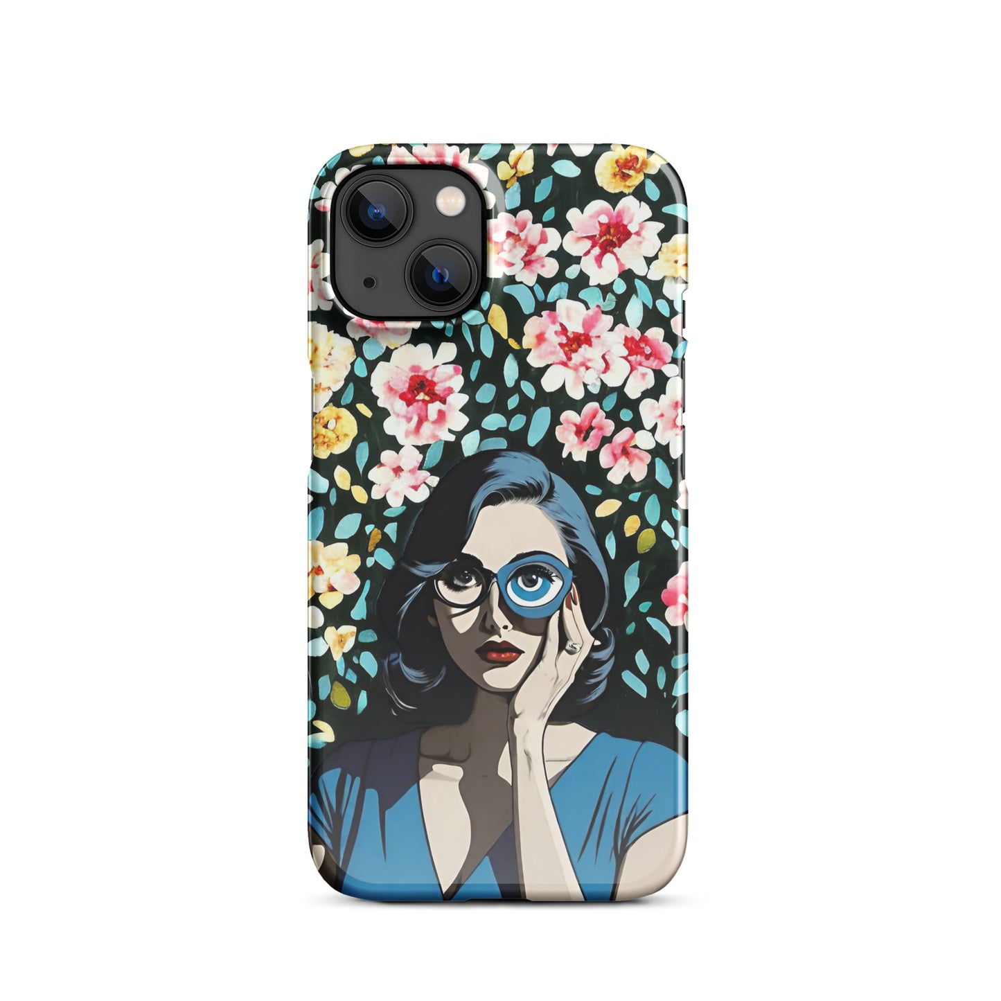 Floral Empower Women Eye Snap case for iPhone®