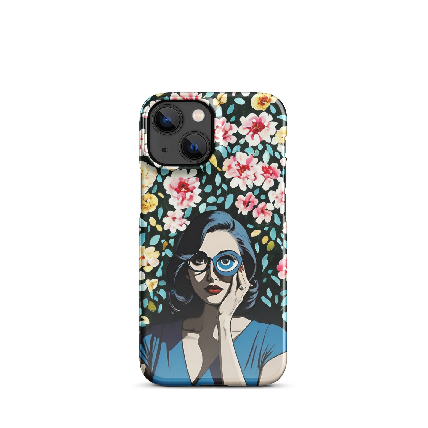 Floral Empower Women Eye Snap case for iPhone®