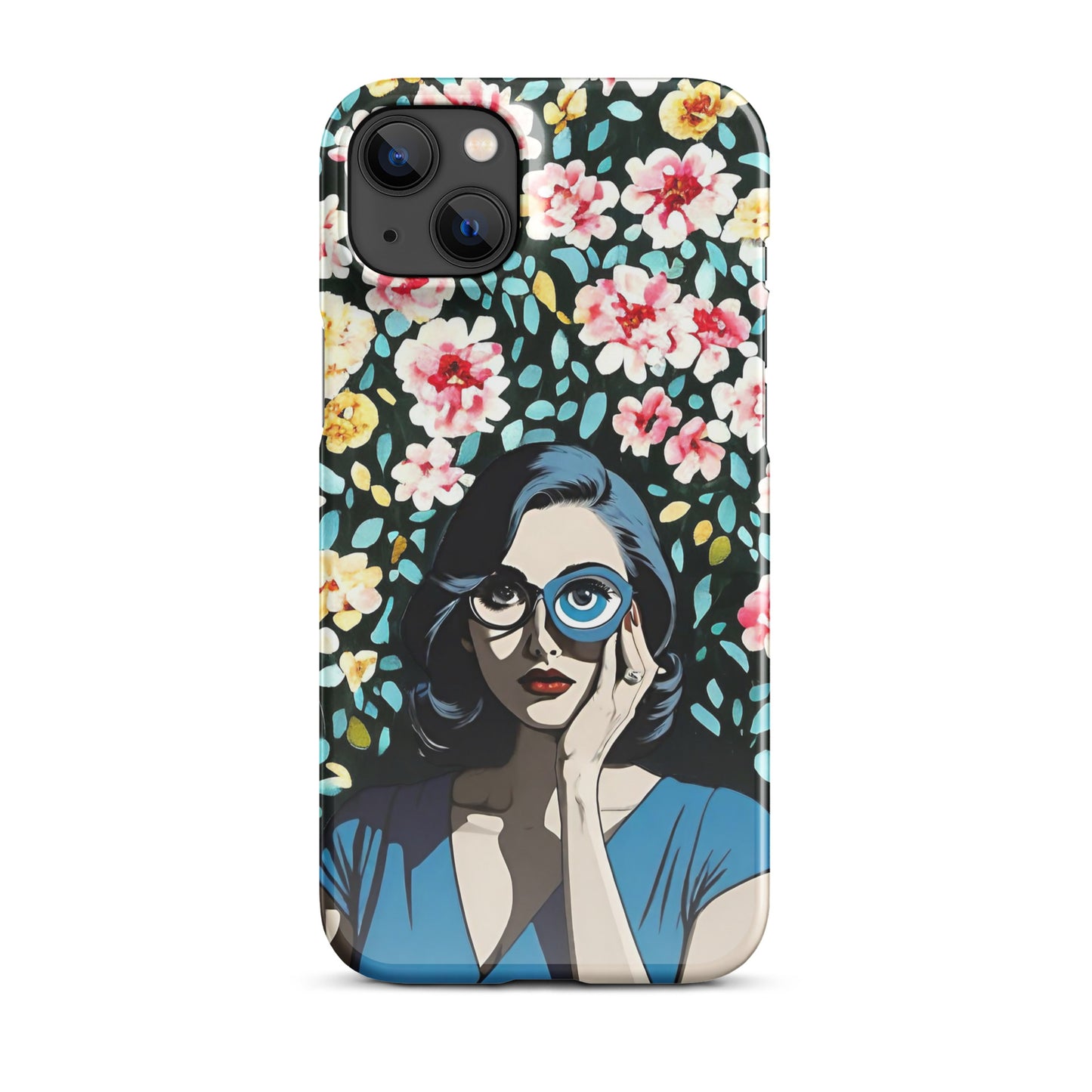 Floral Empower Women Eye Snap case for iPhone®