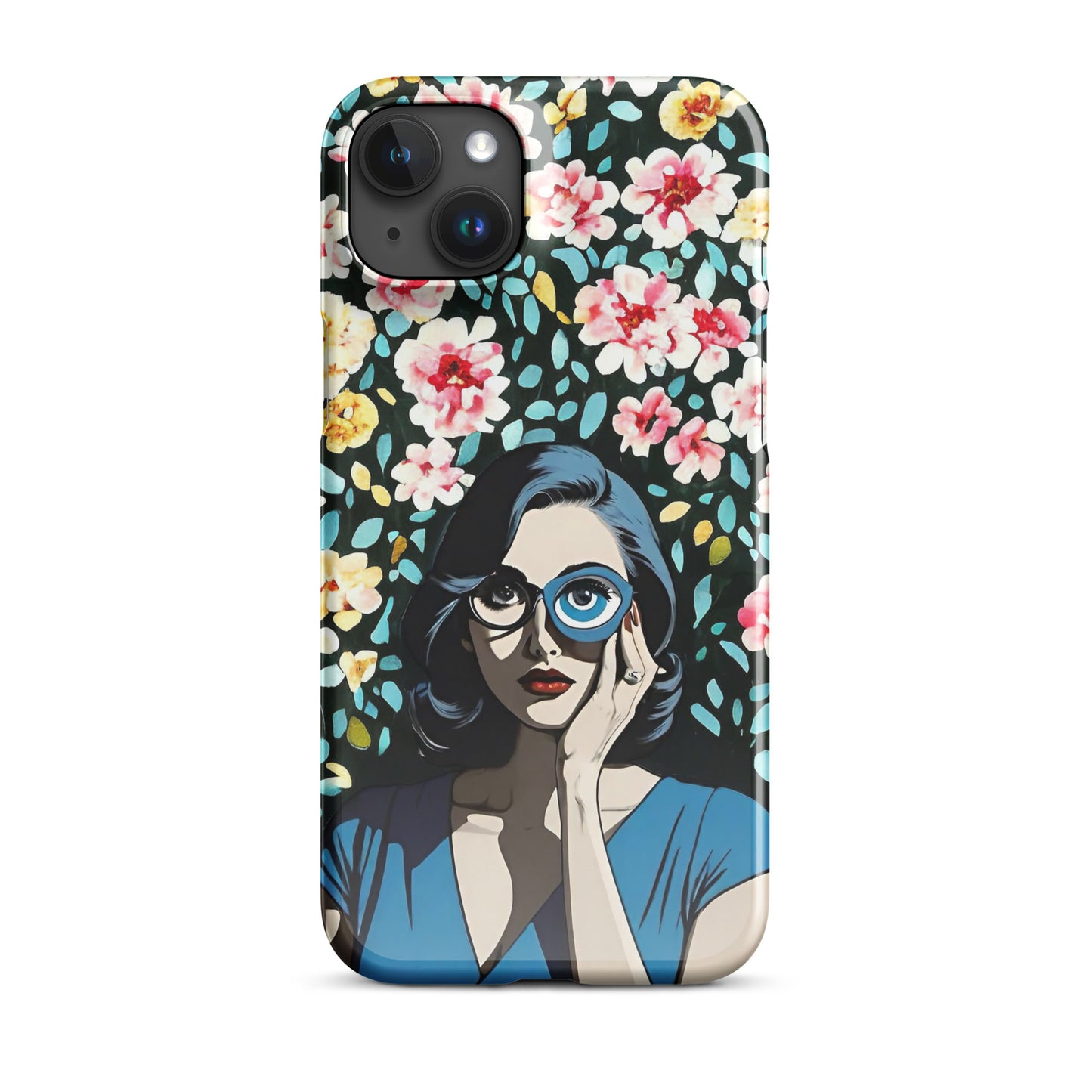 Floral Empower Women Eye Snap case for iPhone®