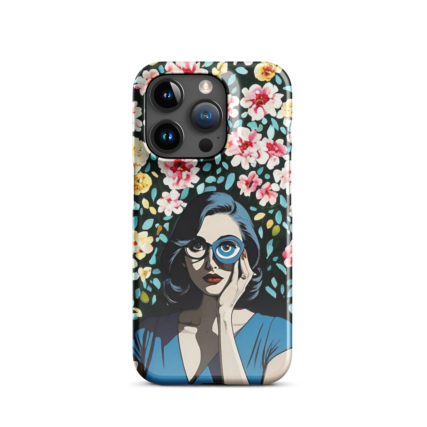 Floral Empower Women Eye Snap case for iPhone®