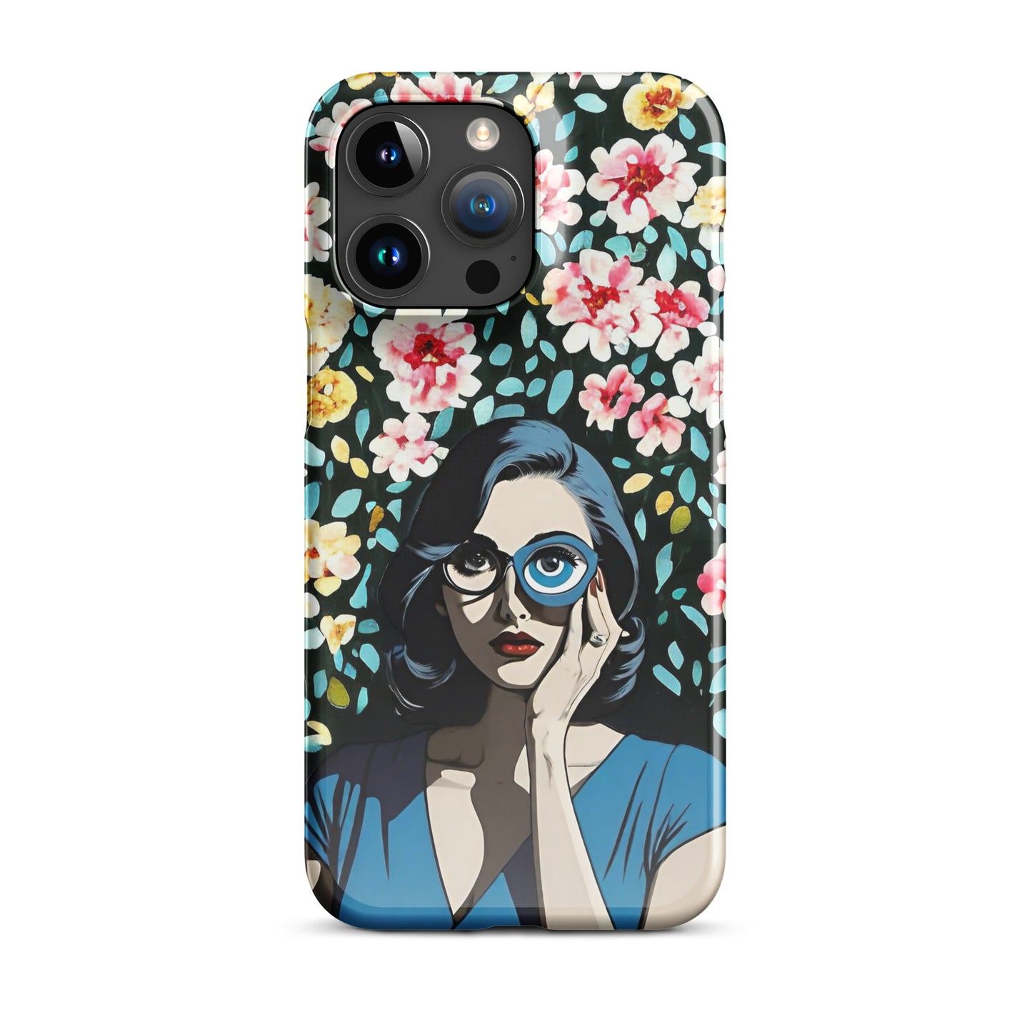 Floral Empower Women Eye Snap case for iPhone®