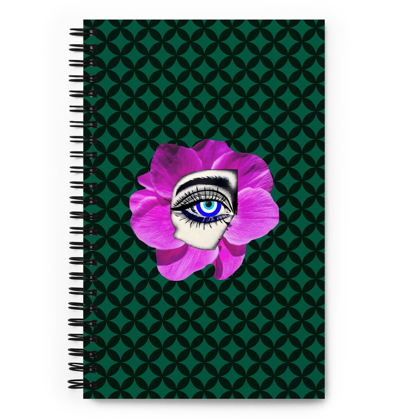 Bloom Eye Spiral notebook