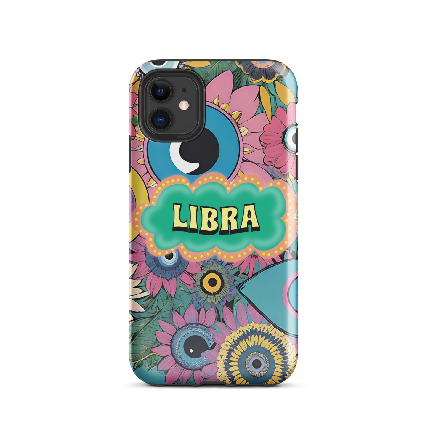 Libra Zodiac Evil Eye Tough Case for iPhone®