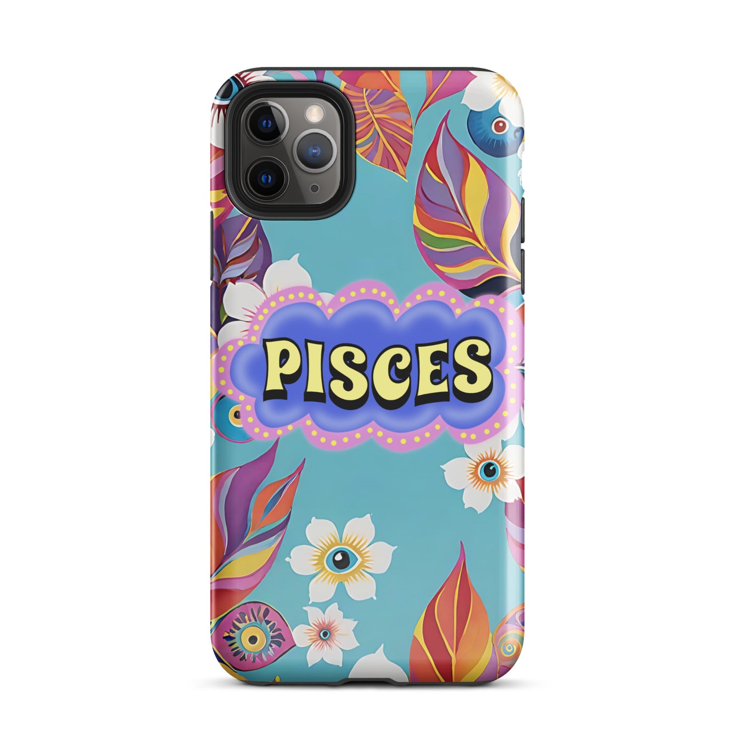 Pisces Zodiac Evil Eye Tough Case for iPhone®