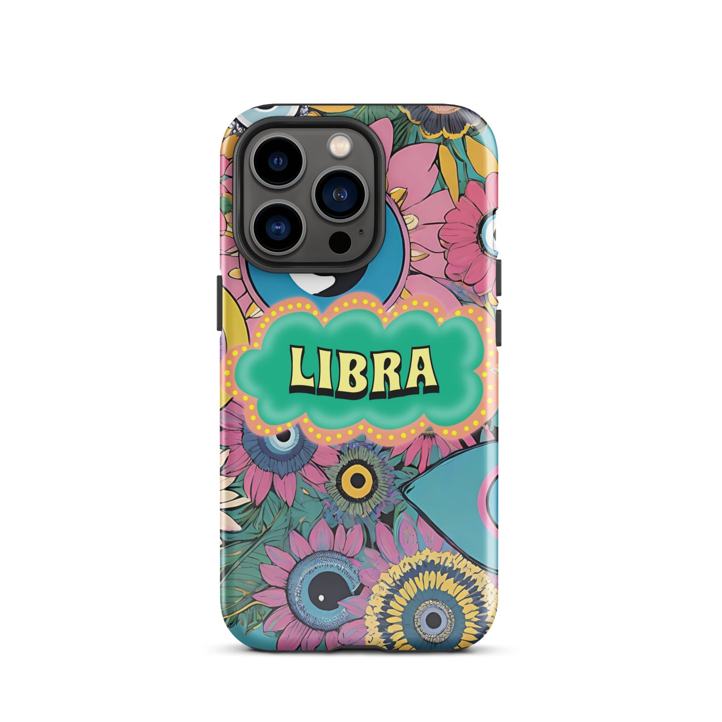 Libra Zodiac Evil Eye Tough Case for iPhone®