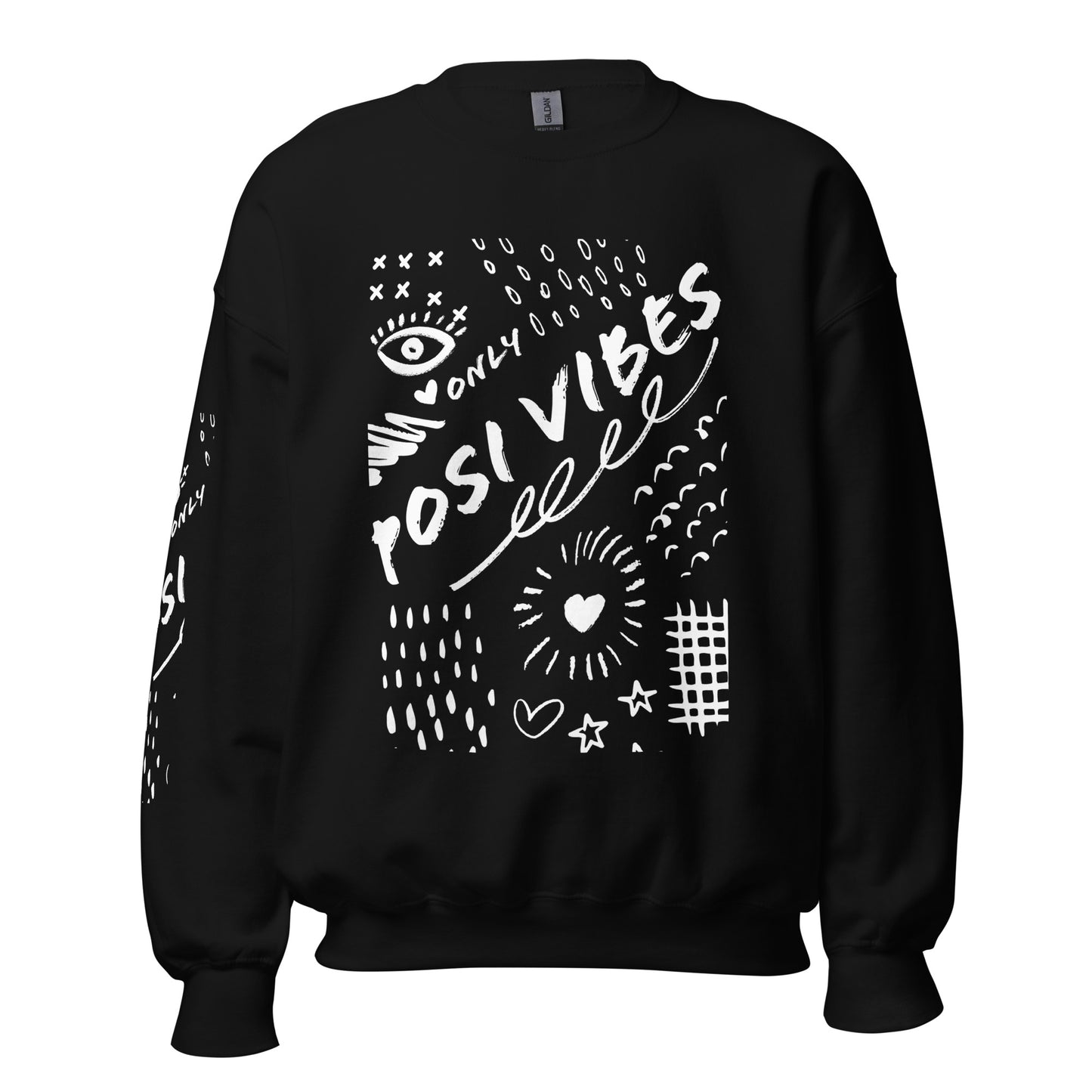 Posi Vibes Grafiti Unisex Sweatshirt