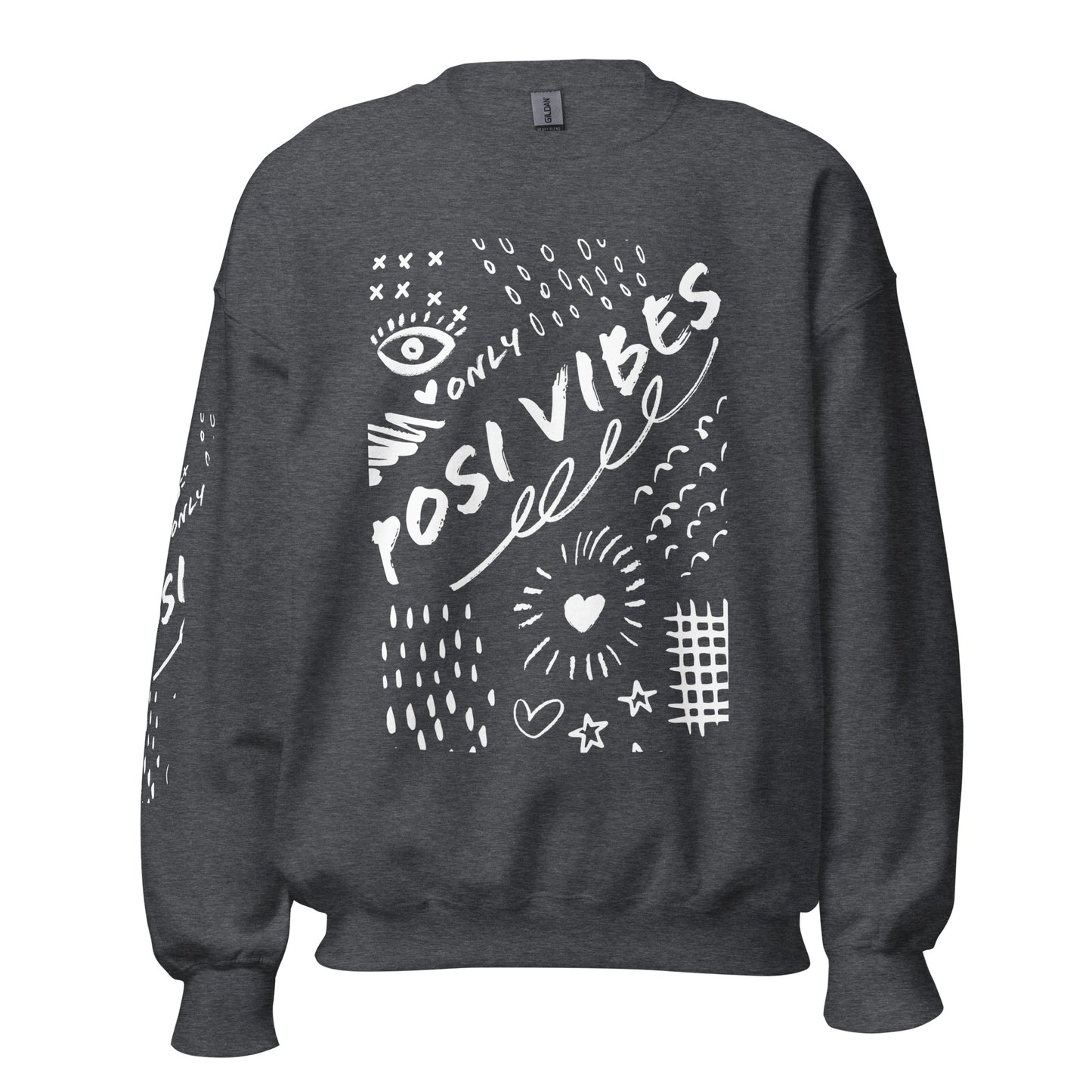 Posi Vibes Grafiti Unisex Sweatshirt