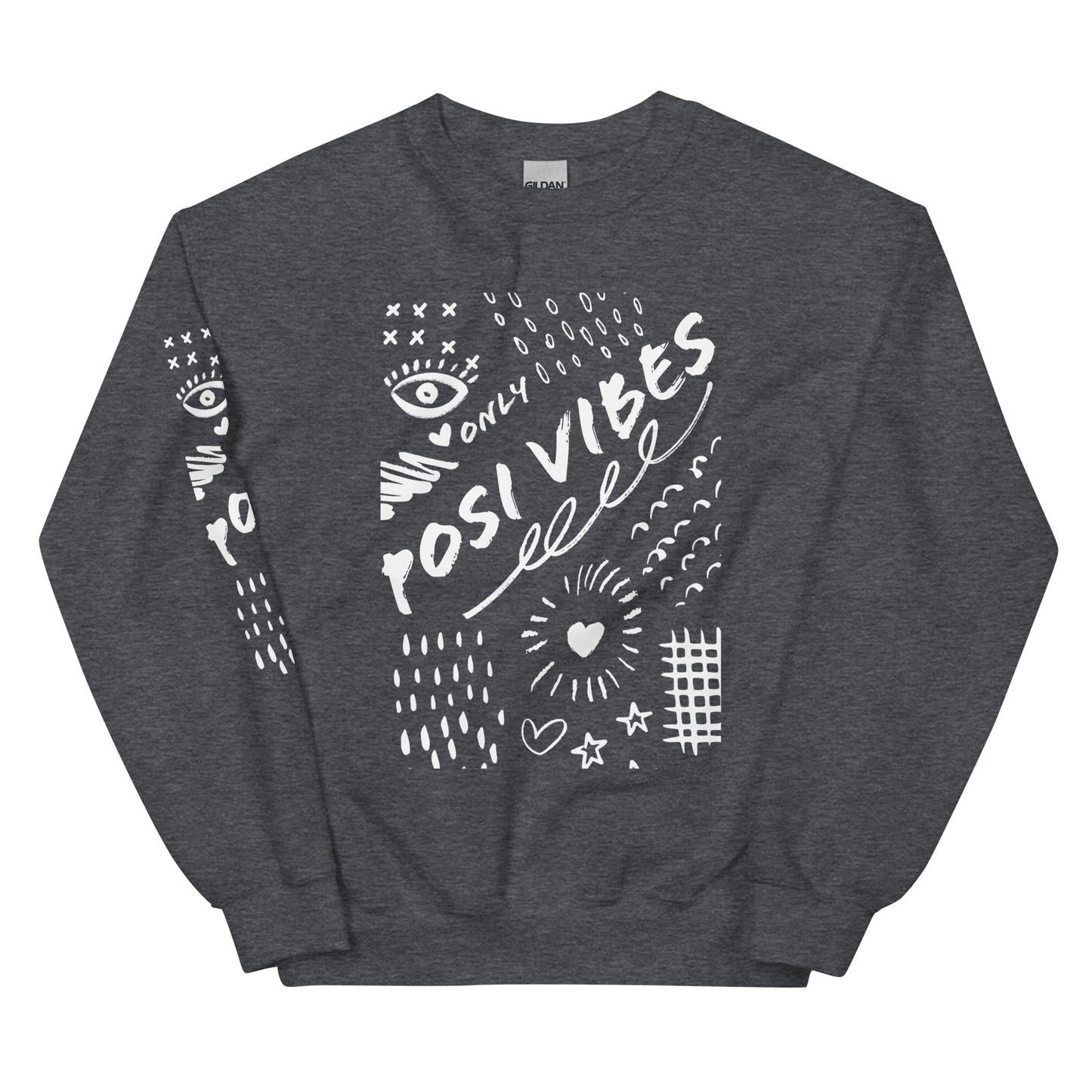 Posi Vibes Grafiti Unisex Sweatshirt