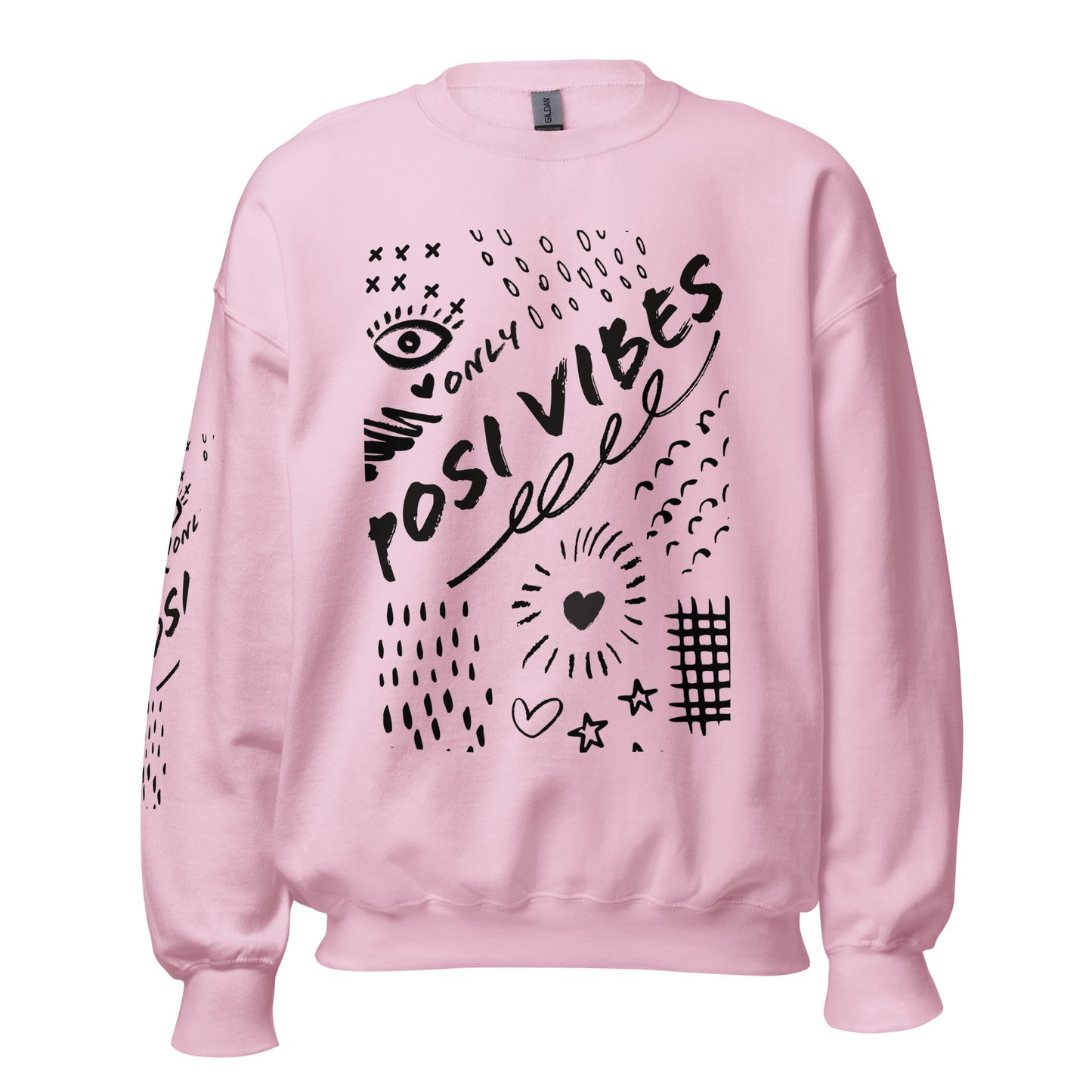 Posi Vibes Grafiti Unisex Sweatshirt