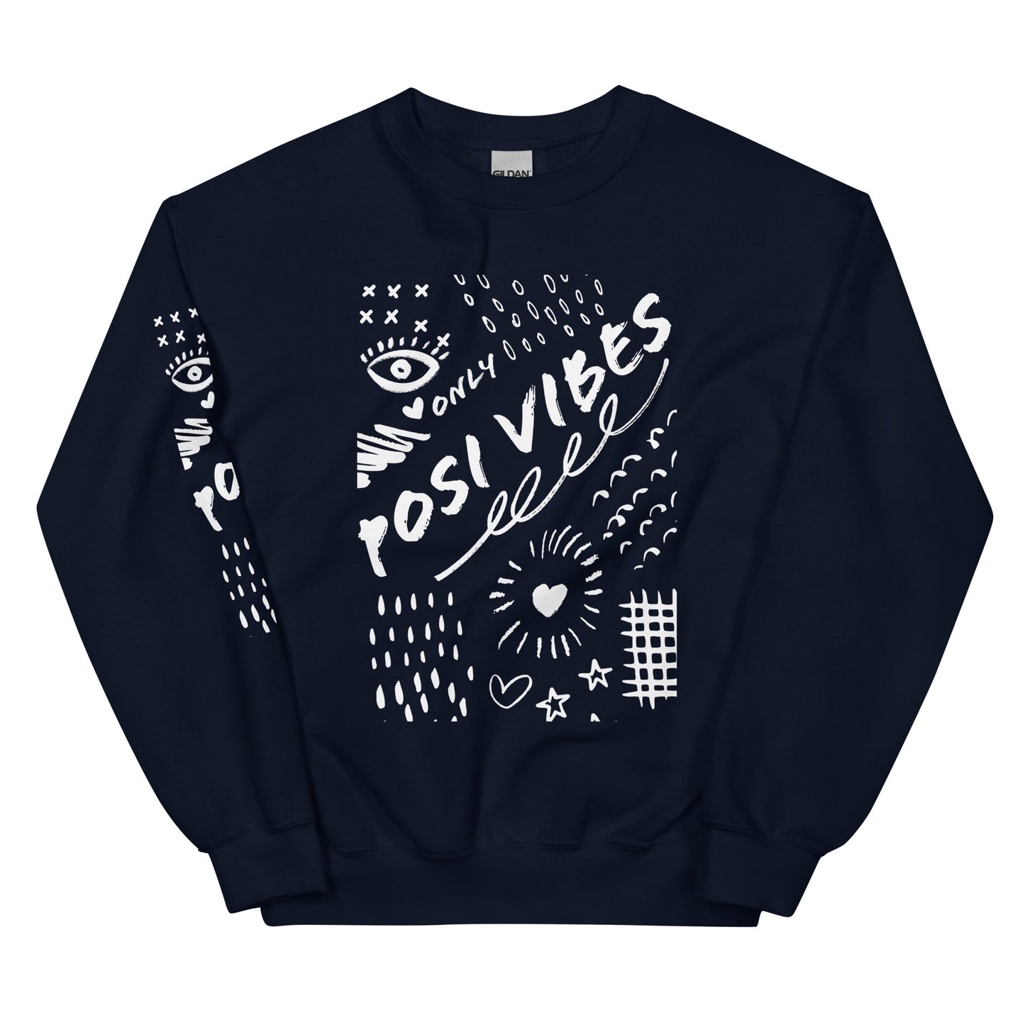 Posi Vibes Grafiti Unisex Sweatshirt