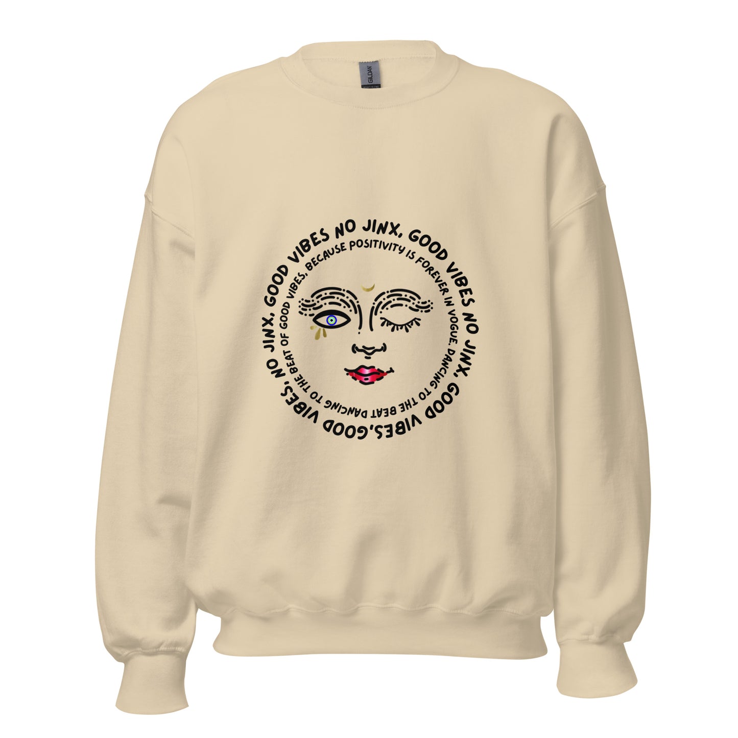 Good Vibes No Jinx Unisex Sweatshirt