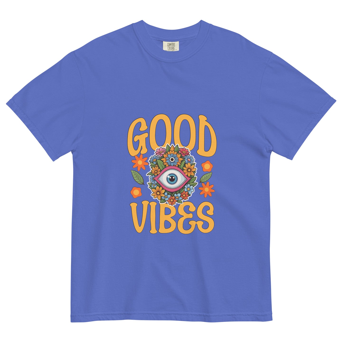 Good Vibes Spring Unisex garment-dyed heavyweight t-shirt