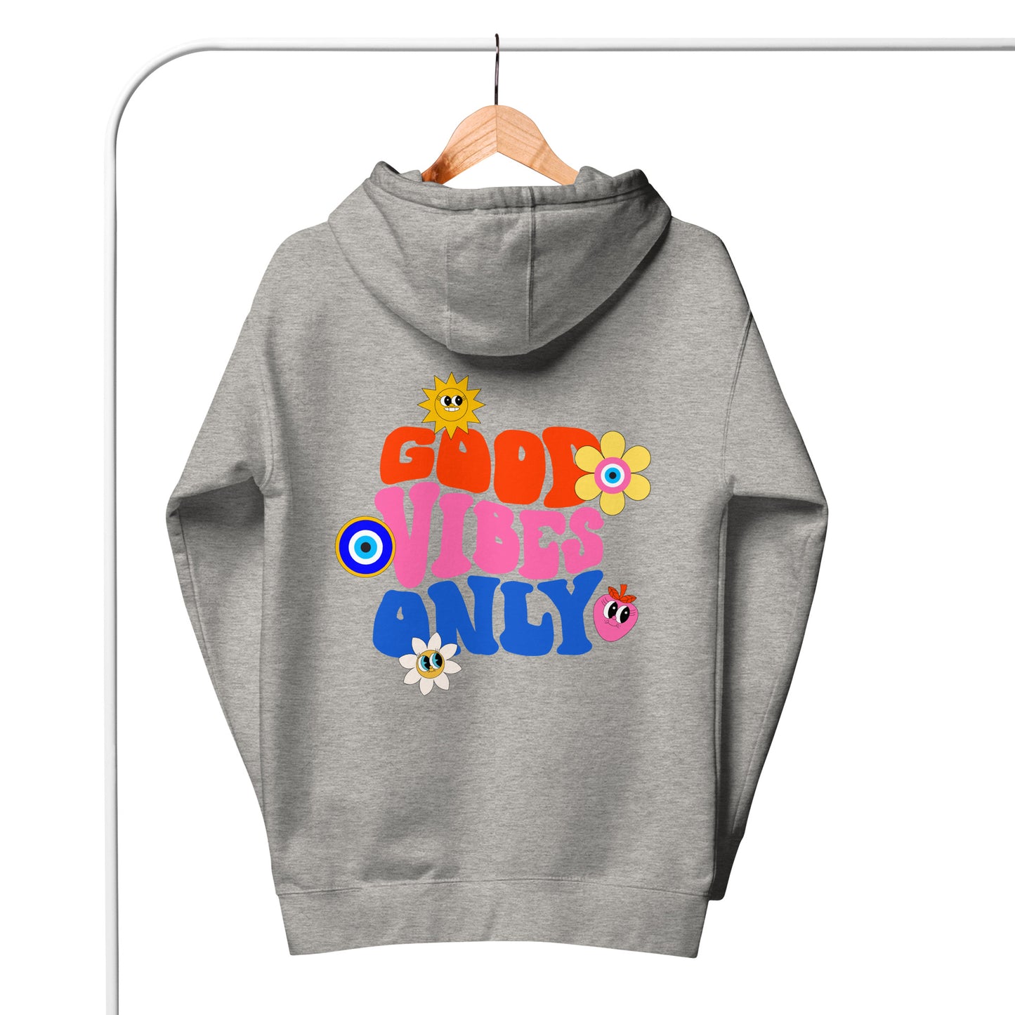 Good Vibes Only 60's Unisex Hoodie