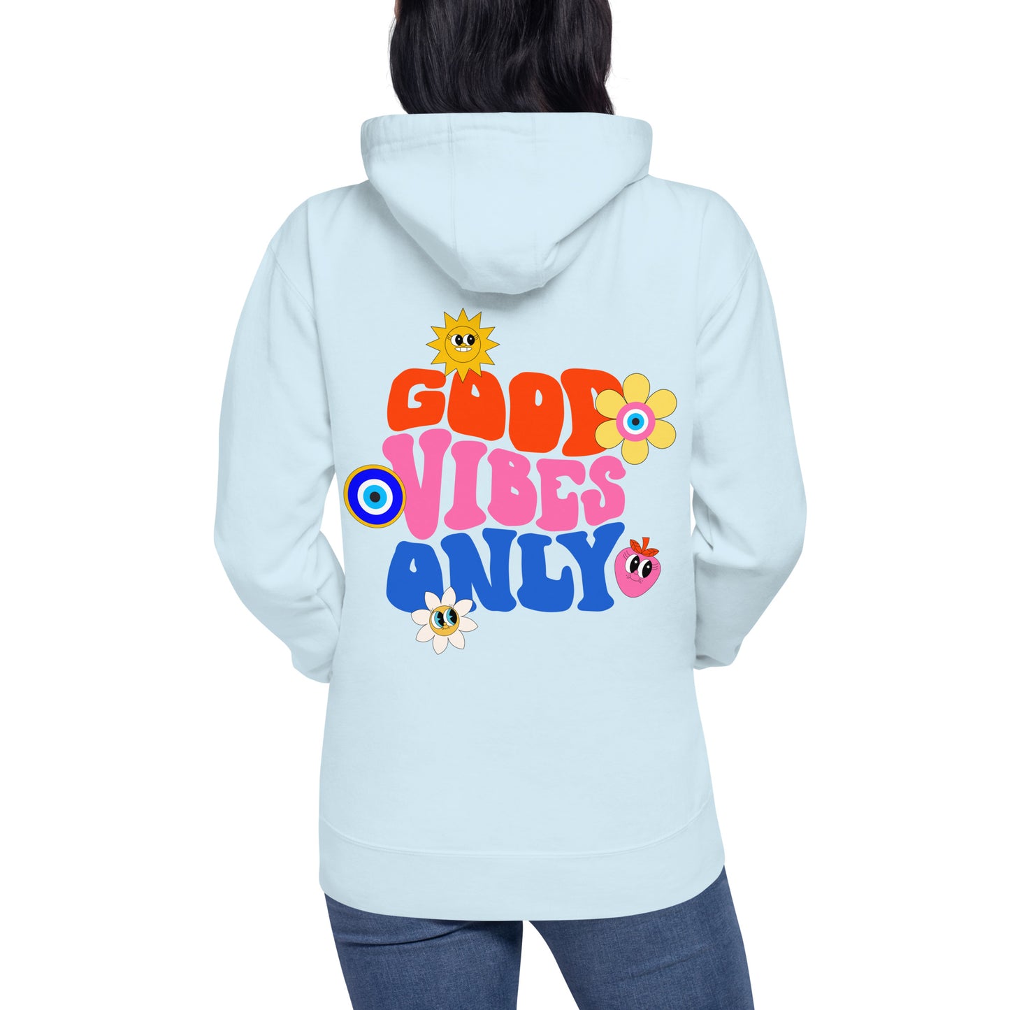 Good Vibes Only 60's Unisex Hoodie