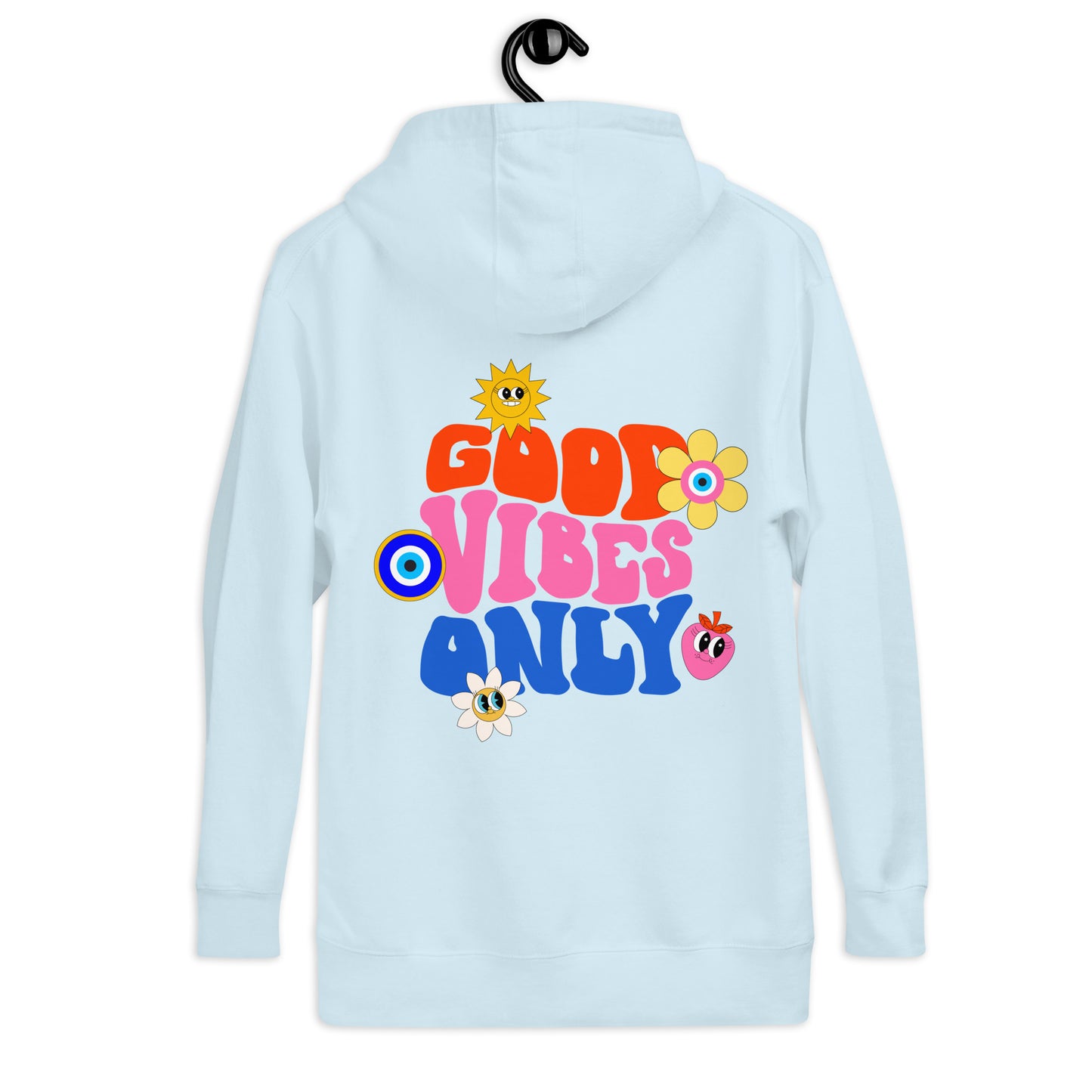 Good Vibes Only 60's Unisex Hoodie