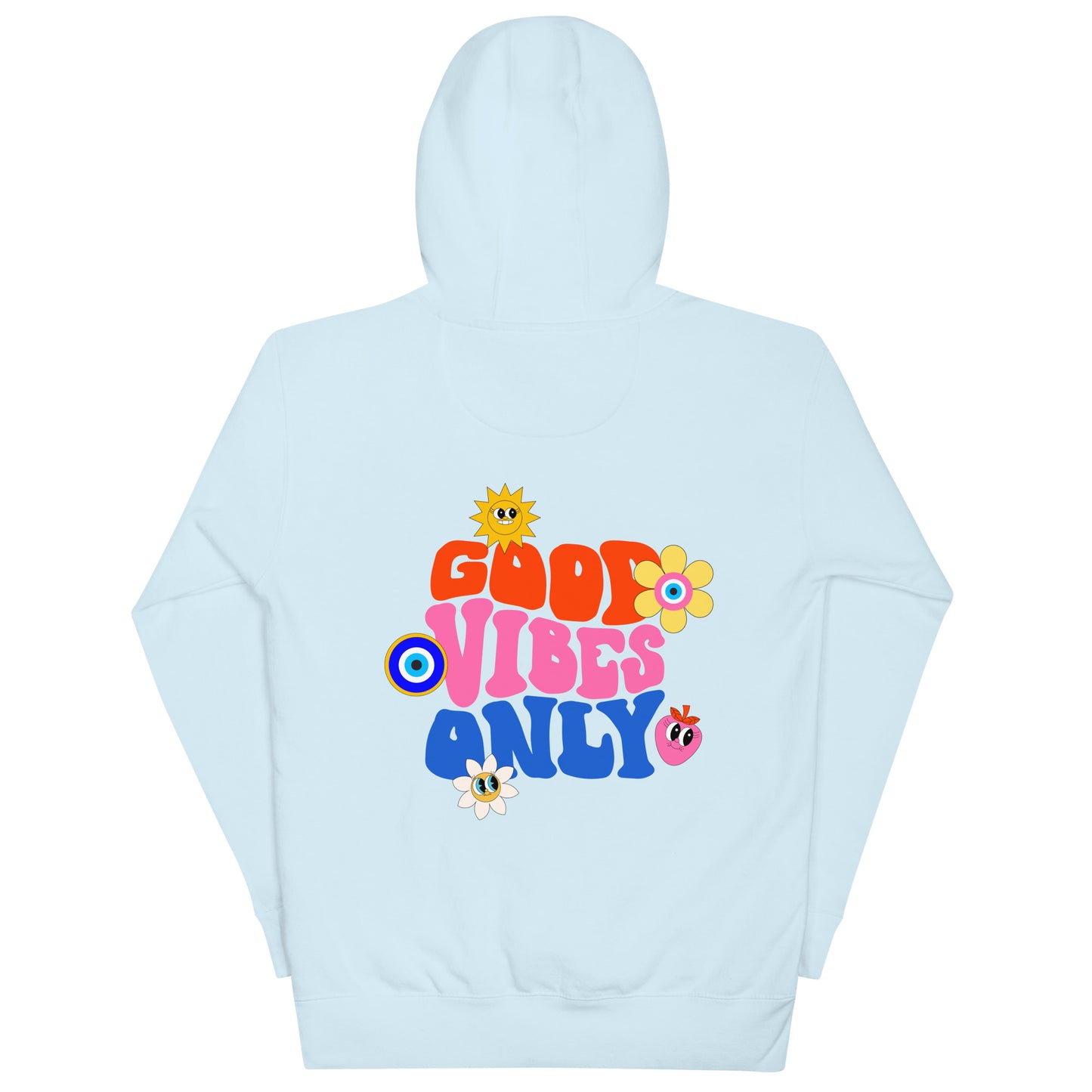 Good Vibes Only 60's Unisex Hoodie