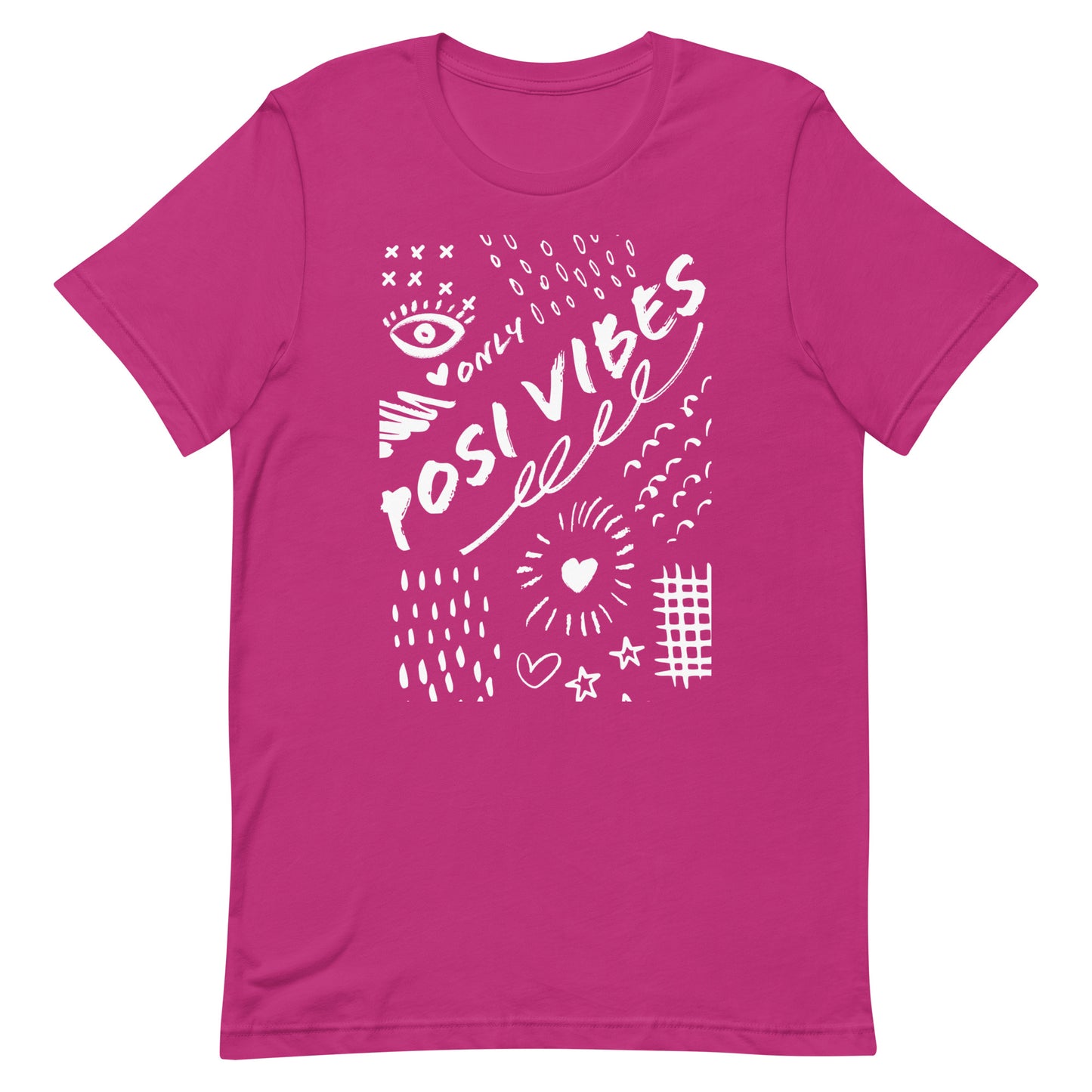 Posi Vibes Grafiti Unisex t-shirt