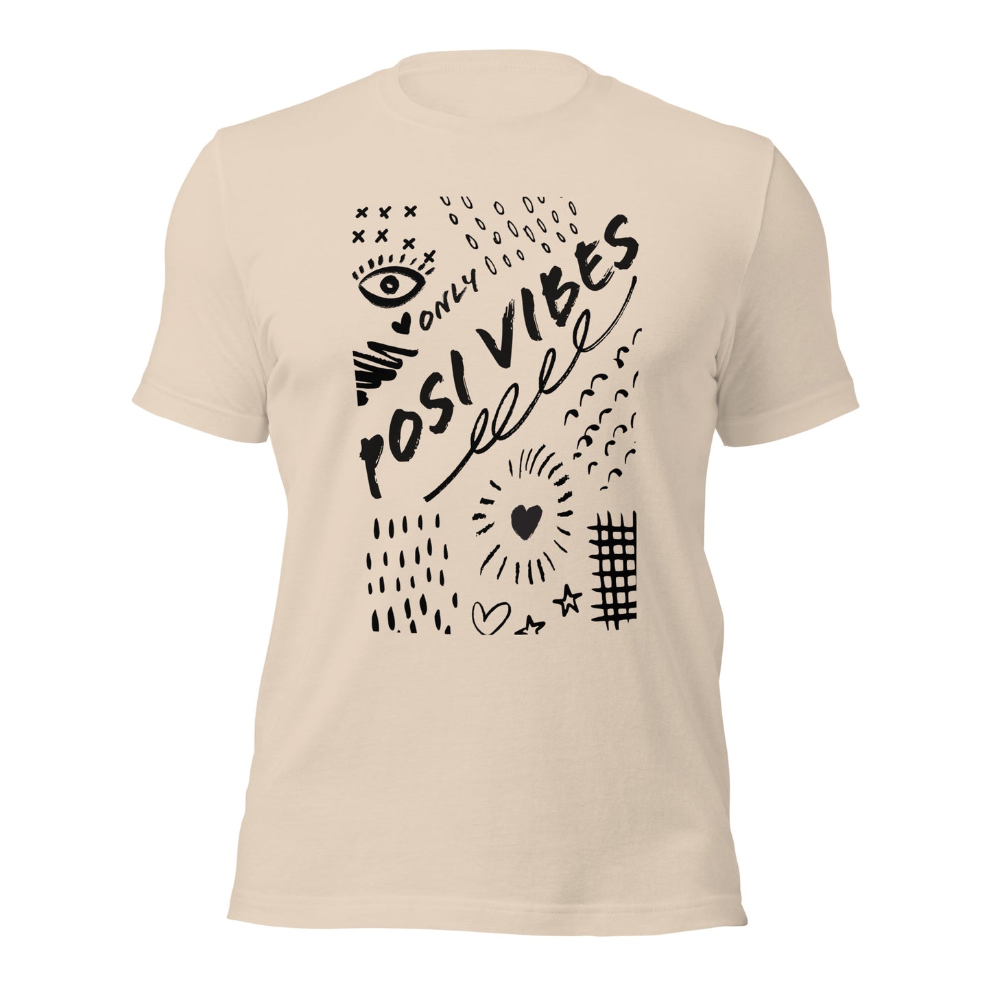 Posi Vibes Grafiti Unisex t-shirt