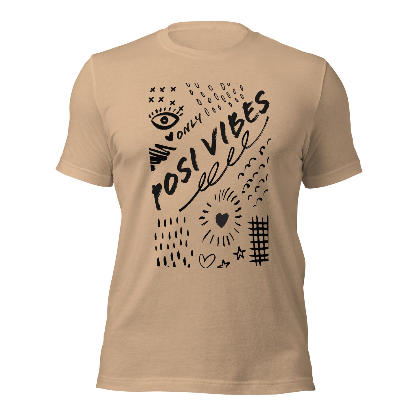 Posi Vibes Grafiti Unisex t-shirt