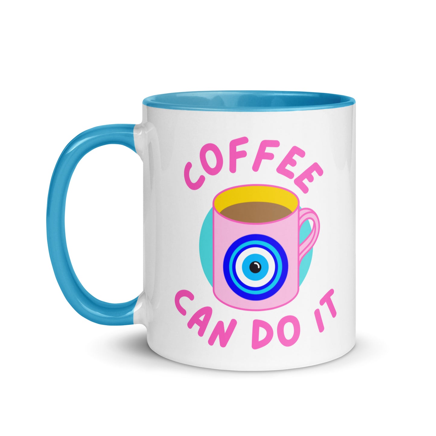 Coffee Can Do It Mug with Color Inside