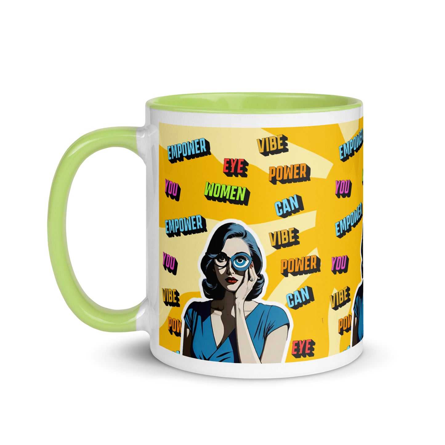 Empower Women Eye Mug with Color Inside