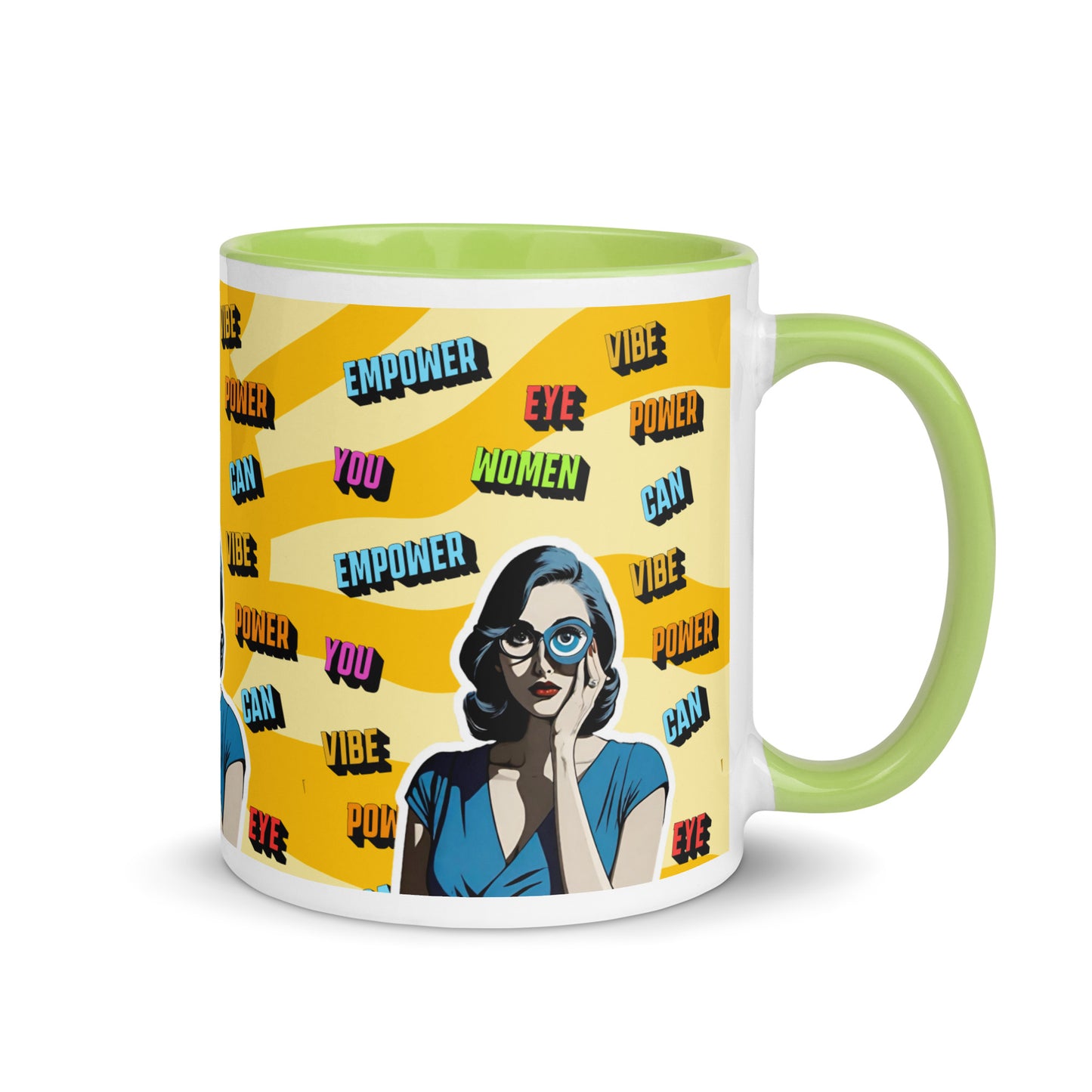 Empower Women Eye Mug with Color Inside