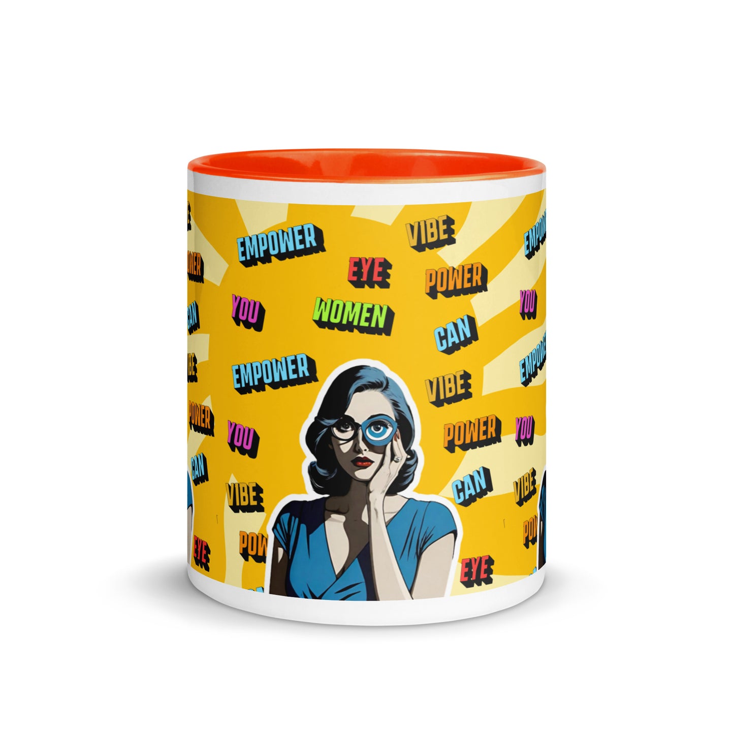 Empower Women Eye Mug with Color Inside