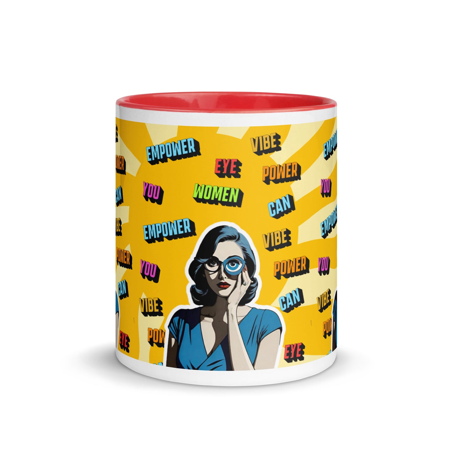 Empower Women Eye Mug with Color Inside