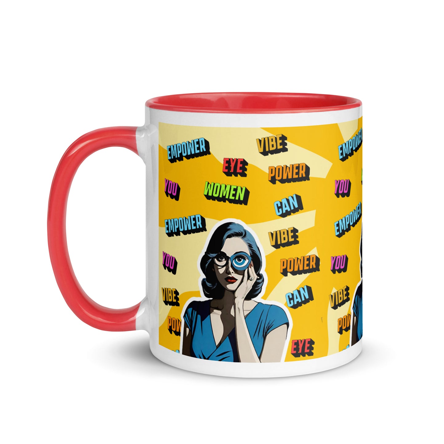 Empower Women Eye Mug with Color Inside