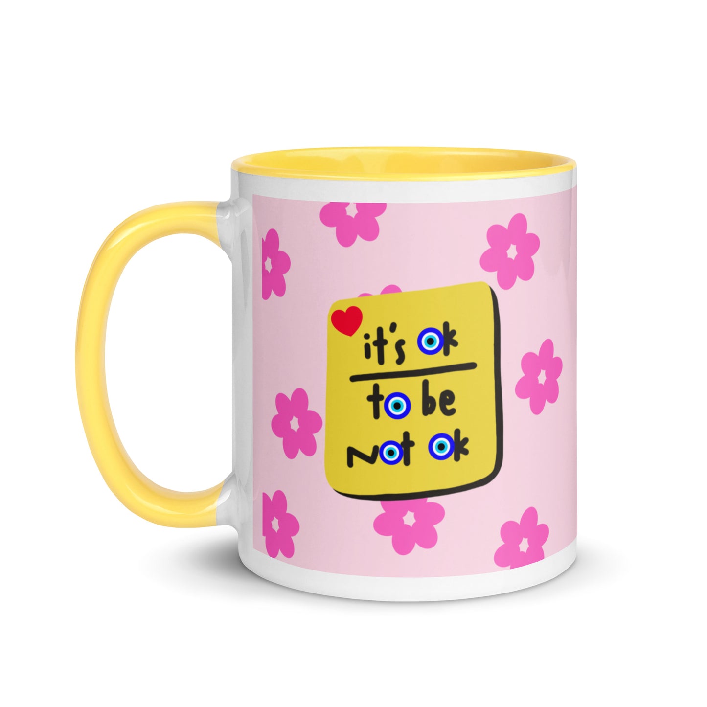 It's Ok Mug with Color Inside