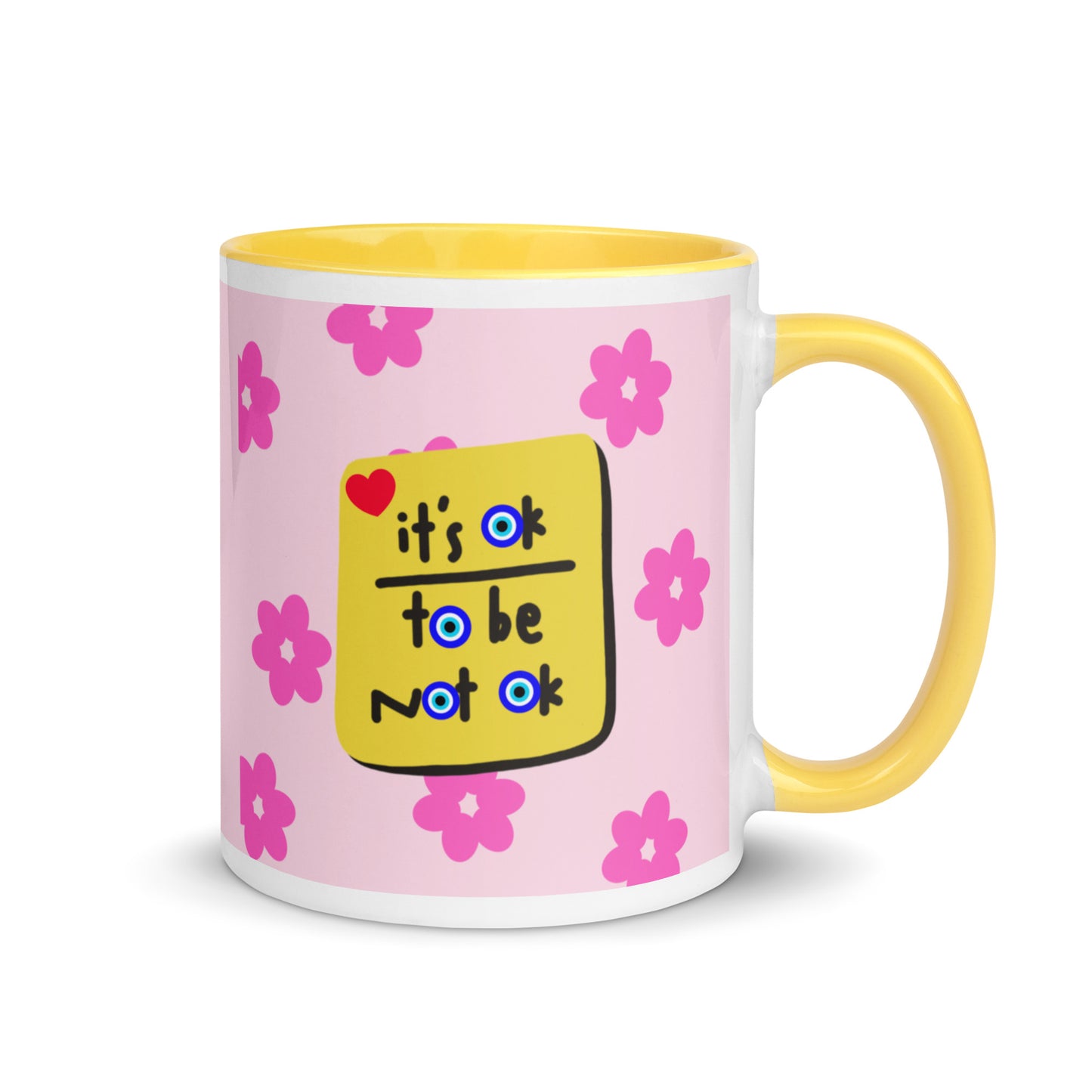 It's Ok Mug with Color Inside