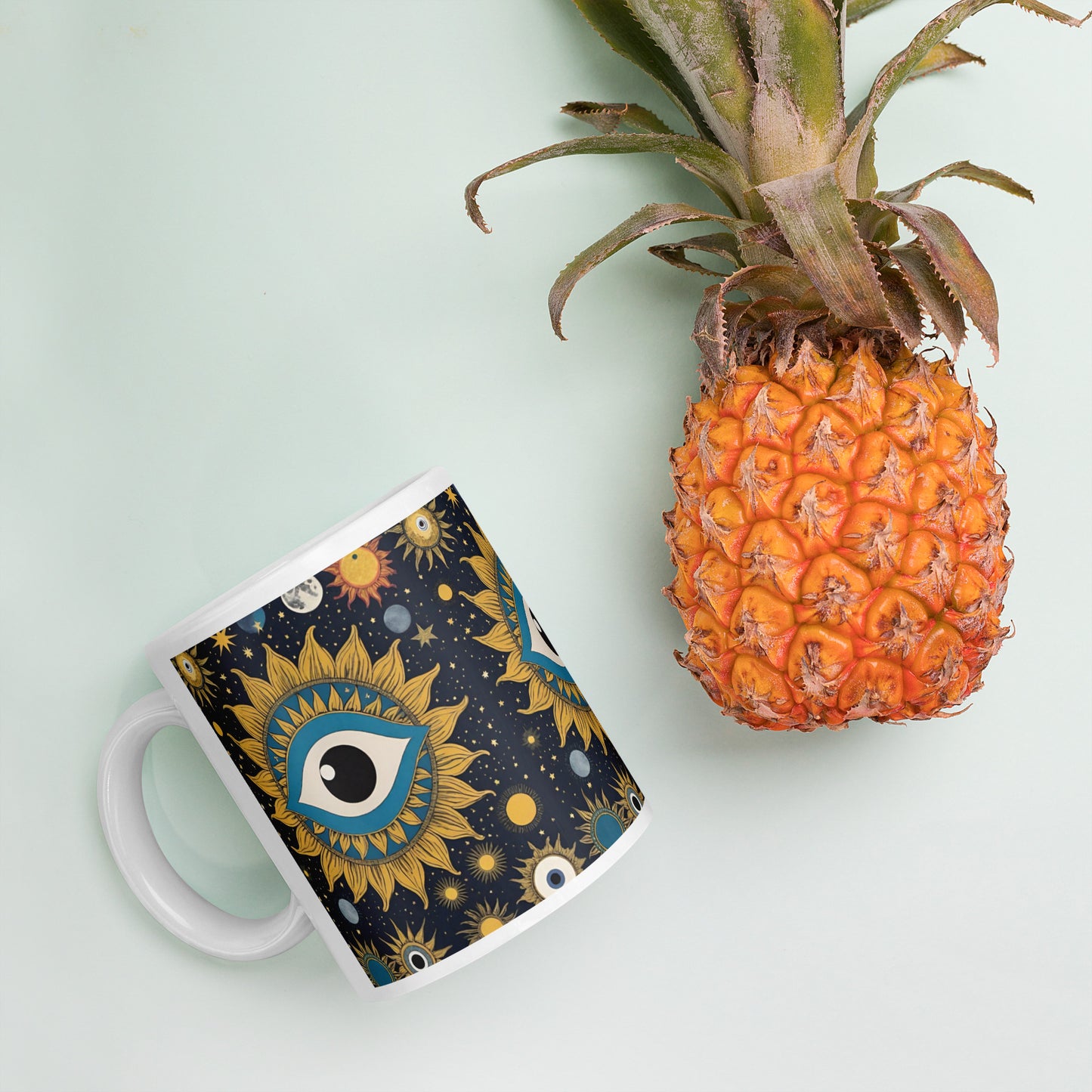 La Lune White glossy mug