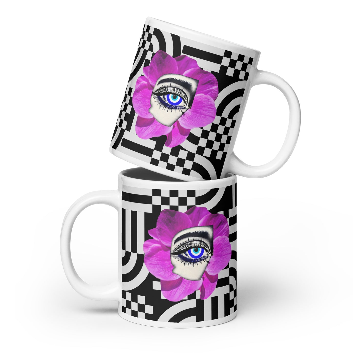 Bloom Eye glossy mug