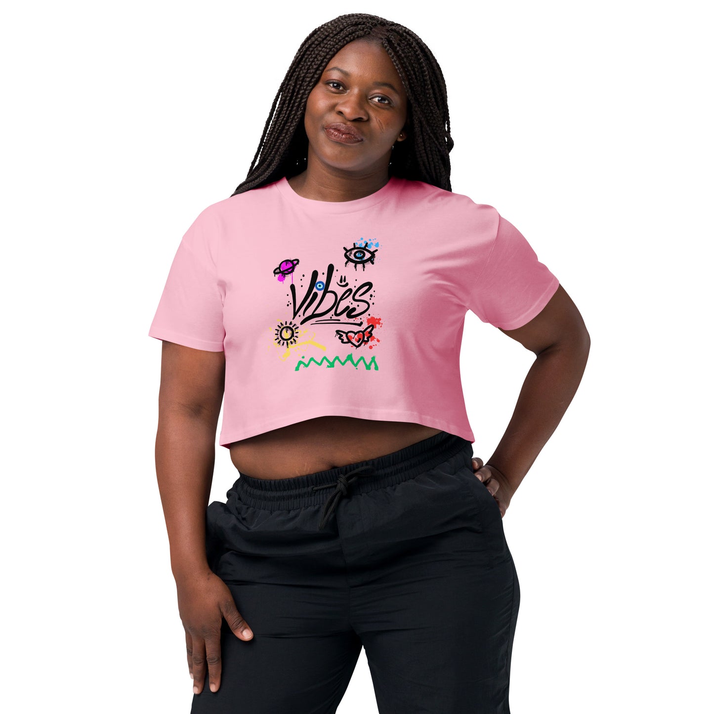 Graffiti Vibes Women’s crop top