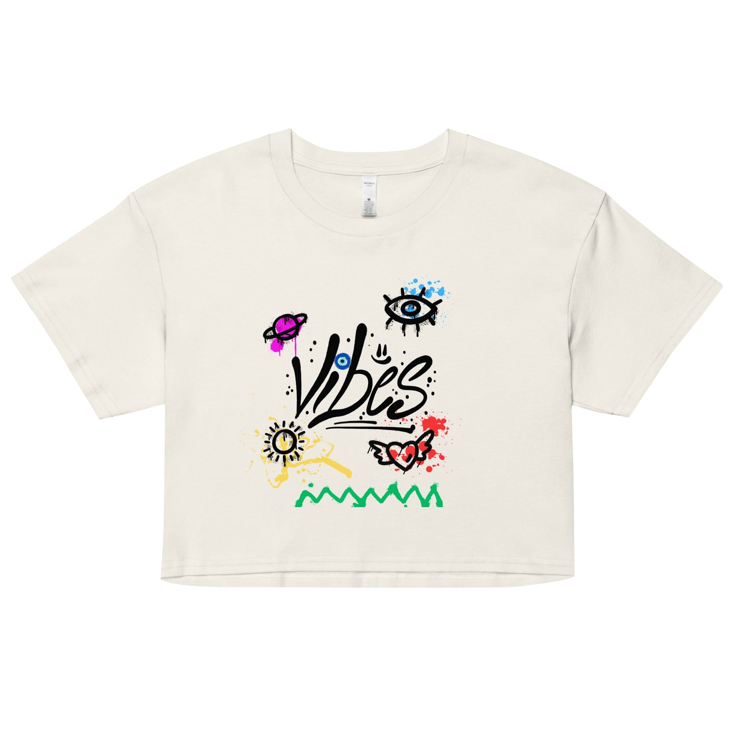 Graffiti Vibes Women’s crop top