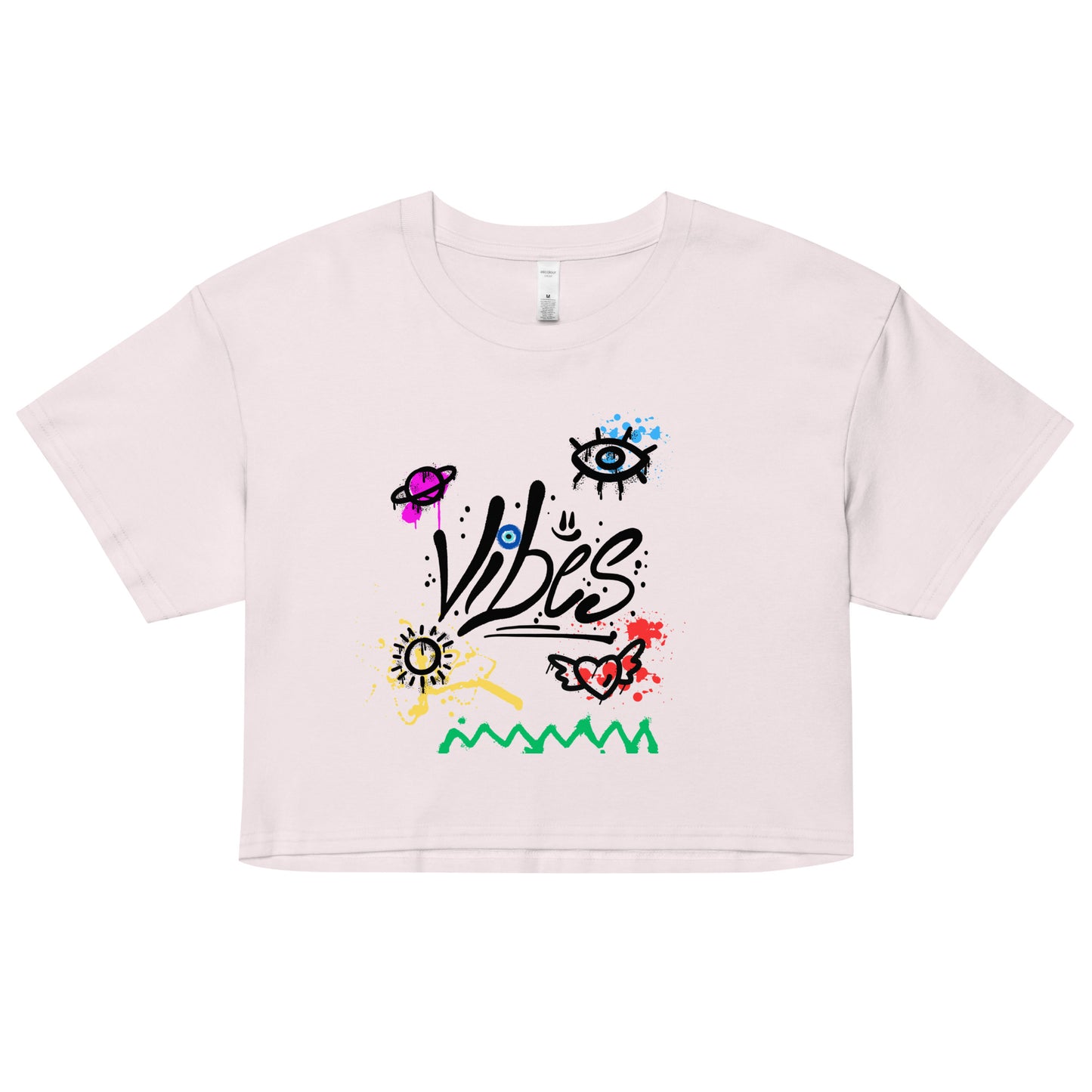 Graffiti Vibes Women’s crop top