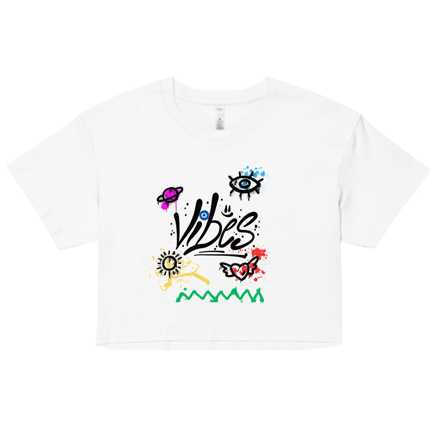 Graffiti Vibes Women’s crop top