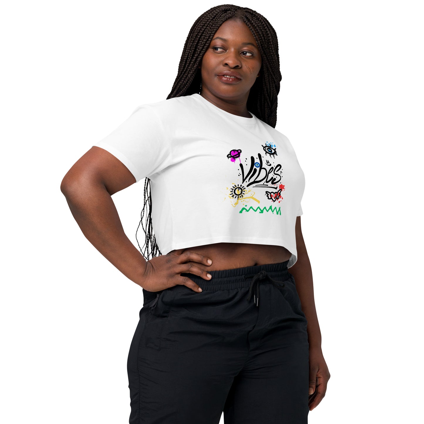 Graffiti Vibes Women’s crop top