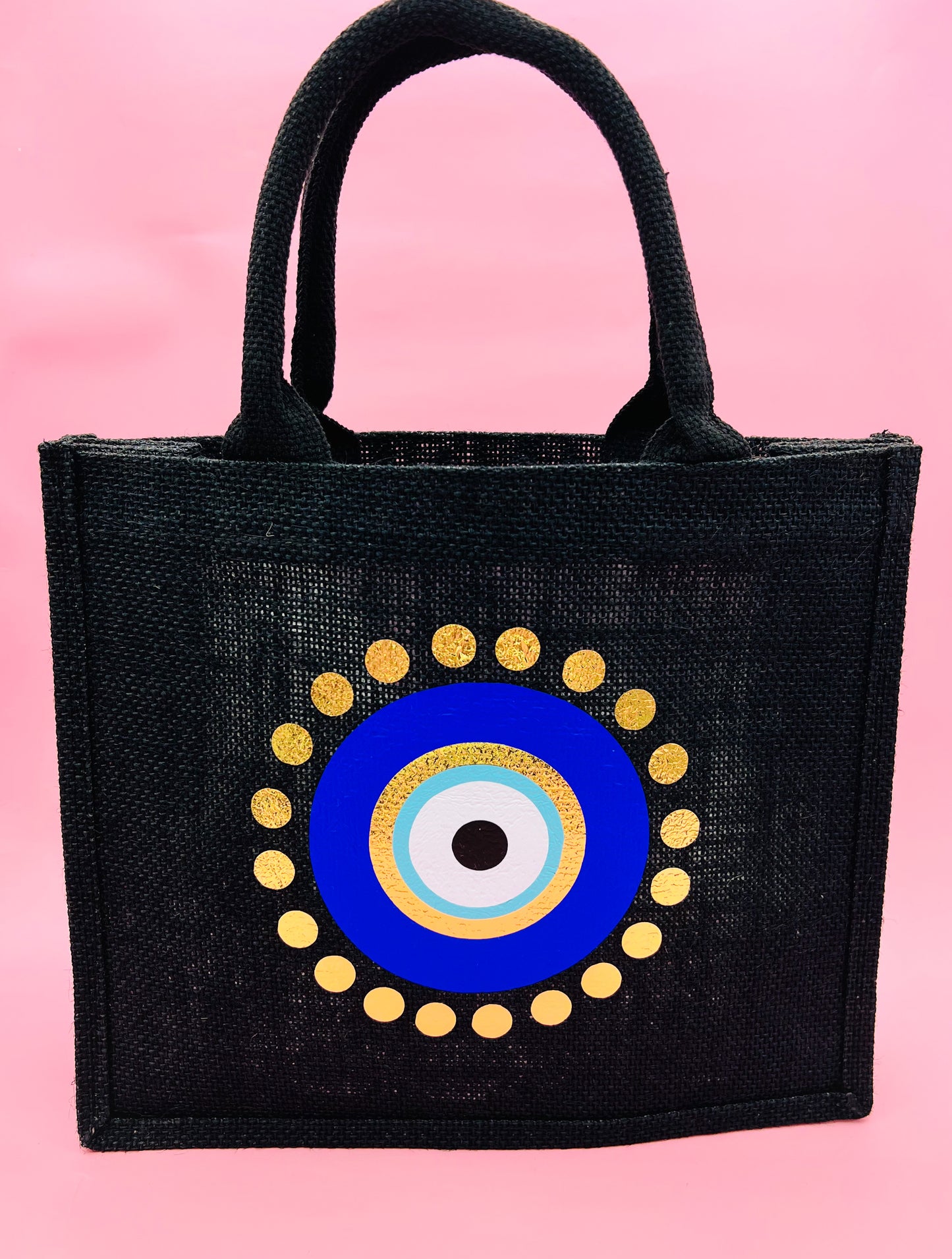 Dots Of Love Black Tote