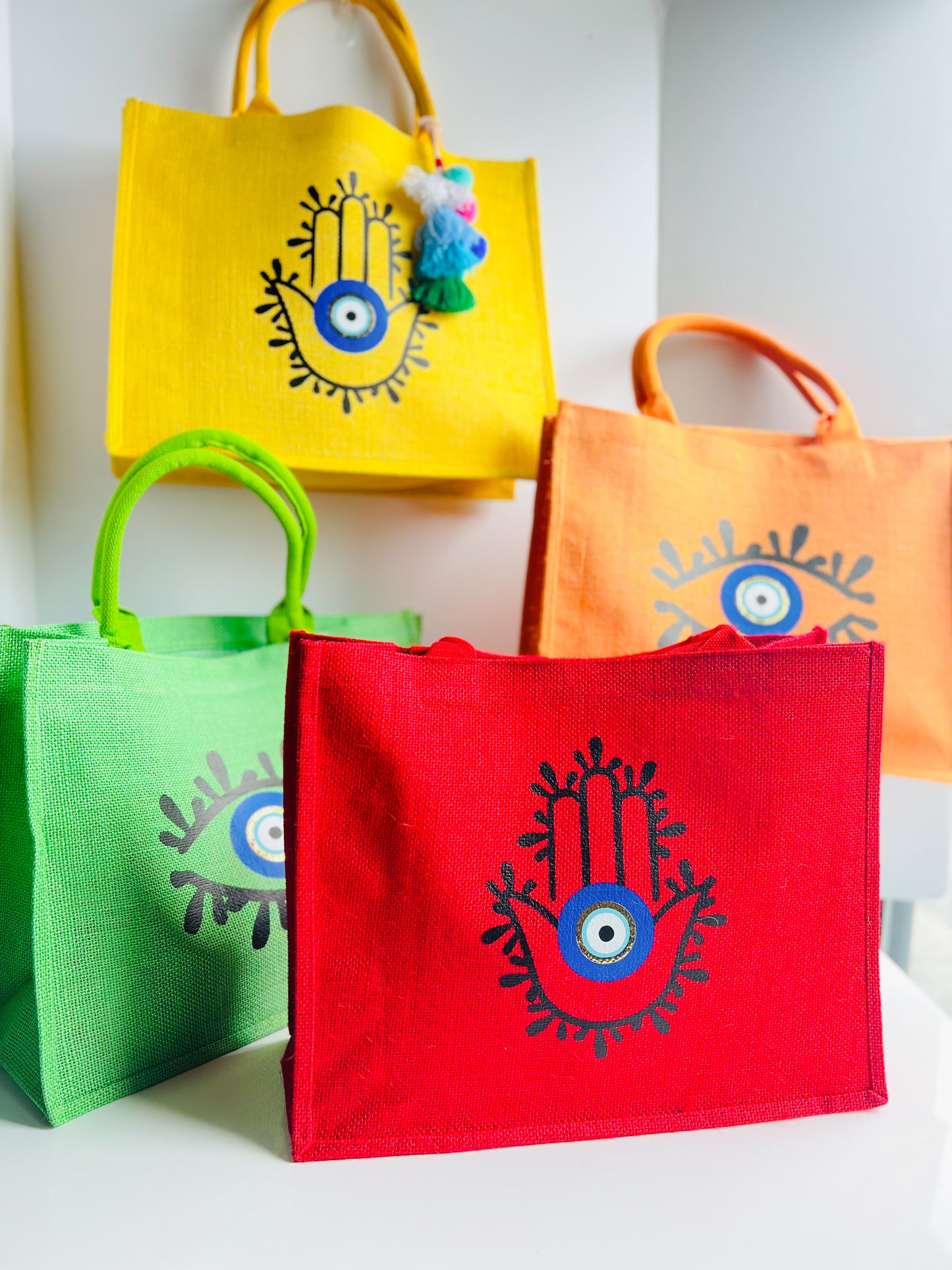 Colorful Tote Bag Amida By Zaa