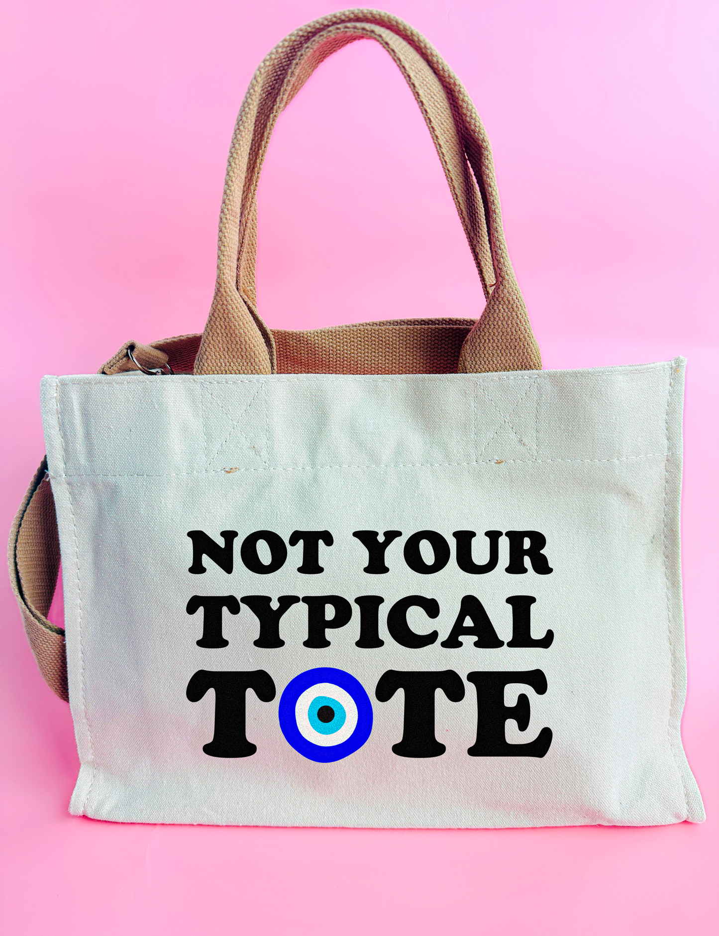 Not Your Typical Eye Tote Crossbody Bag