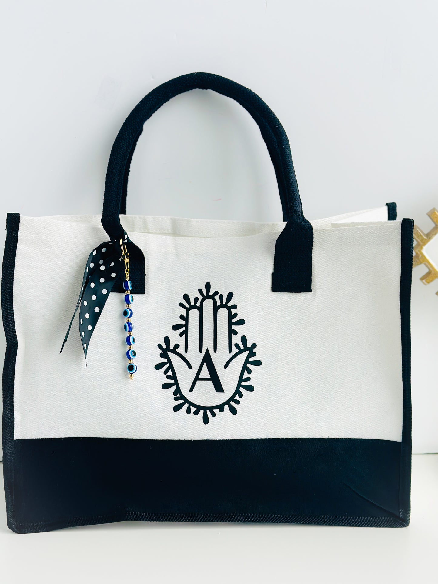 Choose Your Letter Amida Tote Bag