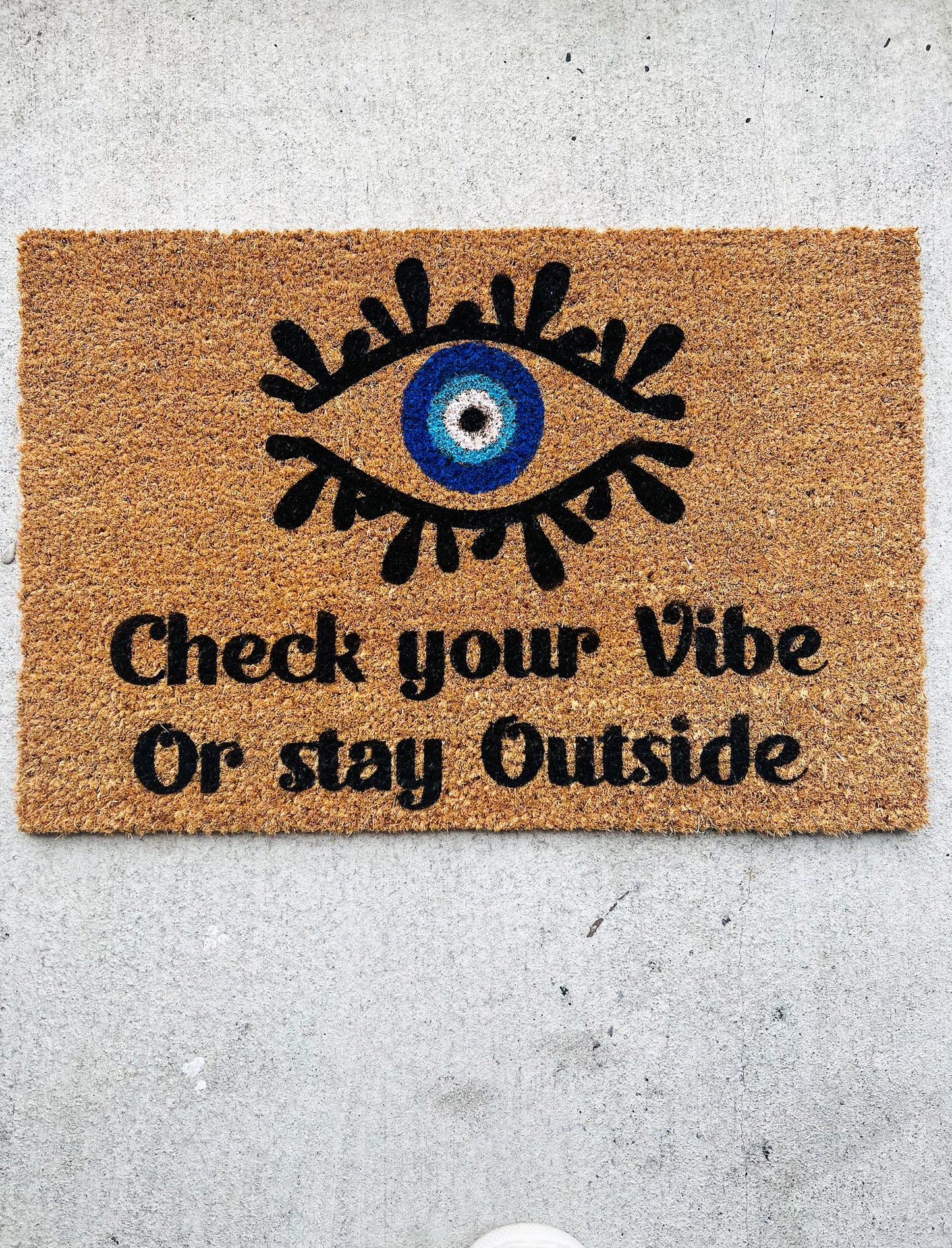 Check Your Vibe Or Stay Outside Doormat