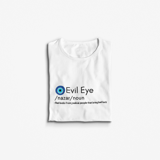 T-Shirt With Evil Eye Design Meaning Amida By Zaa/ Crew Neck Adult T-Shirt Custom Made