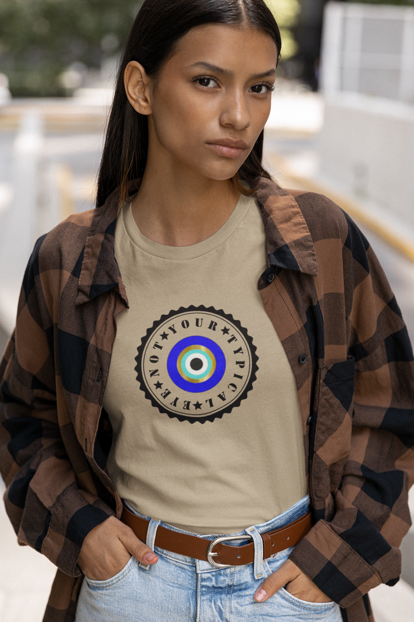 Not Your Typical Eye Stamp T shirt