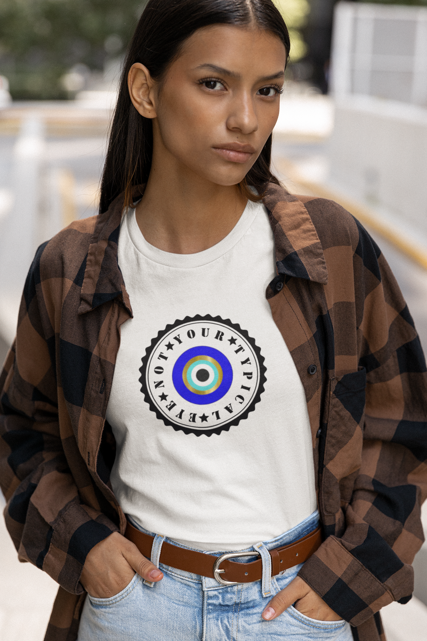 Not Your Typical Eye Stamp T shirt