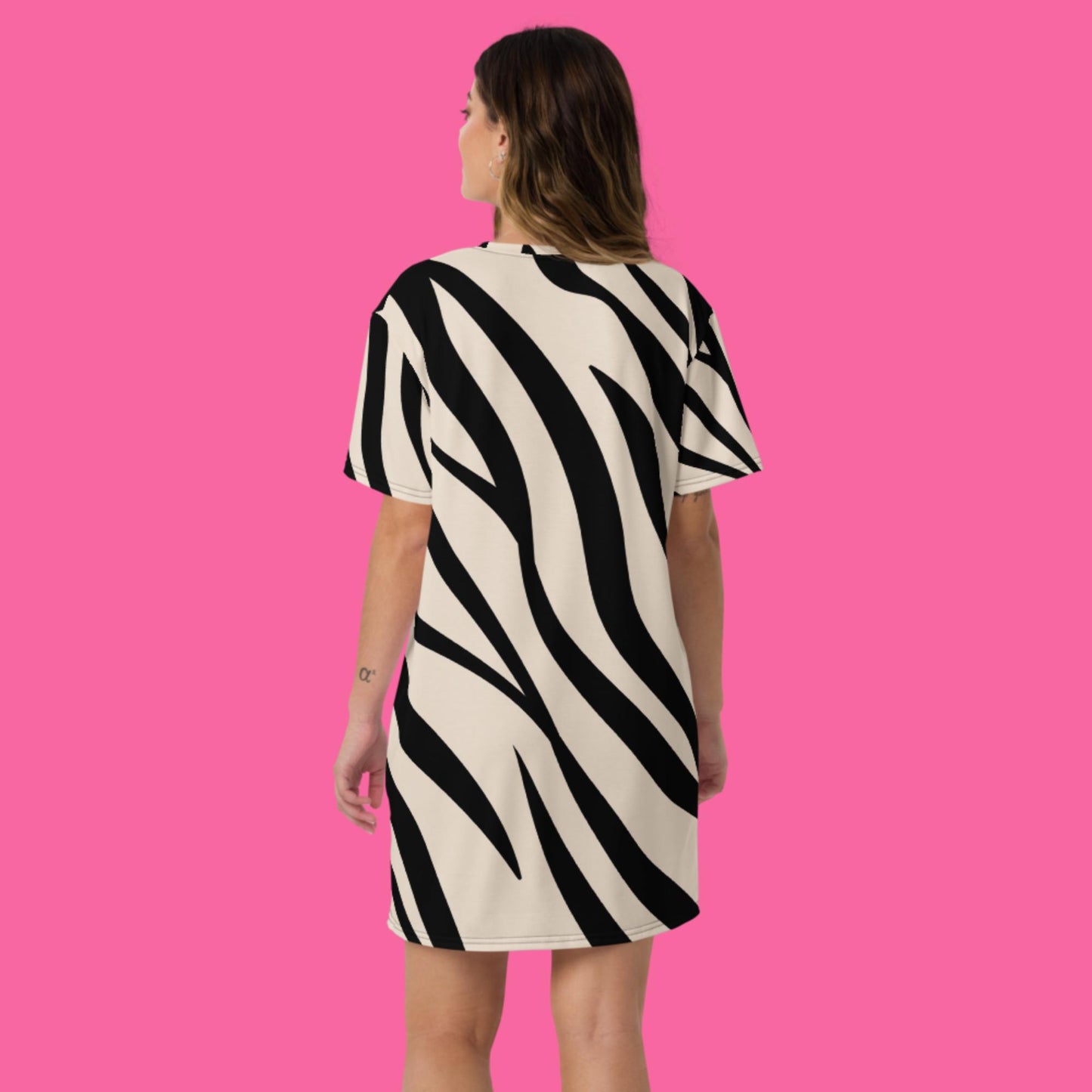 Zebra Eye T-shirt dress