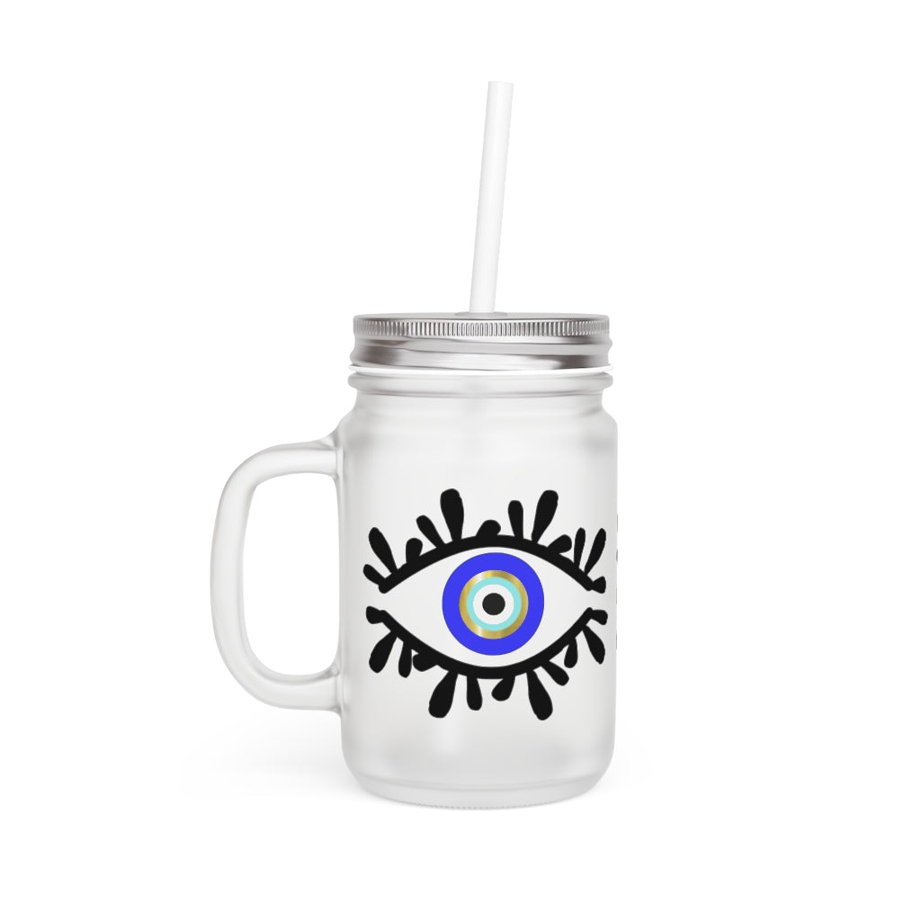 Amida Eye Mason Jar Iced Coffee Cup