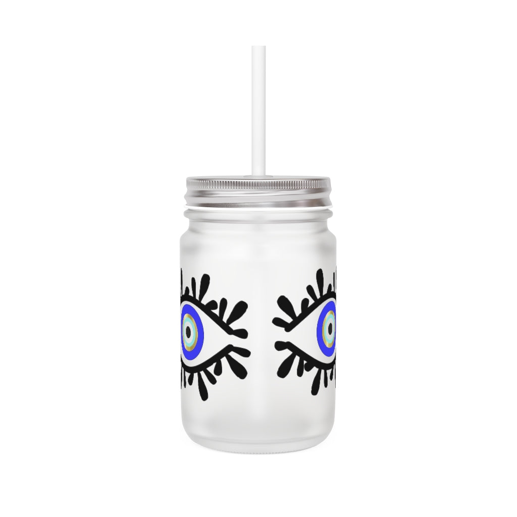 Amida Eye Mason Jar Iced Coffee Cup